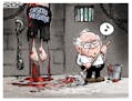 Sack cartoon: Bernie Sanders' ideological affections