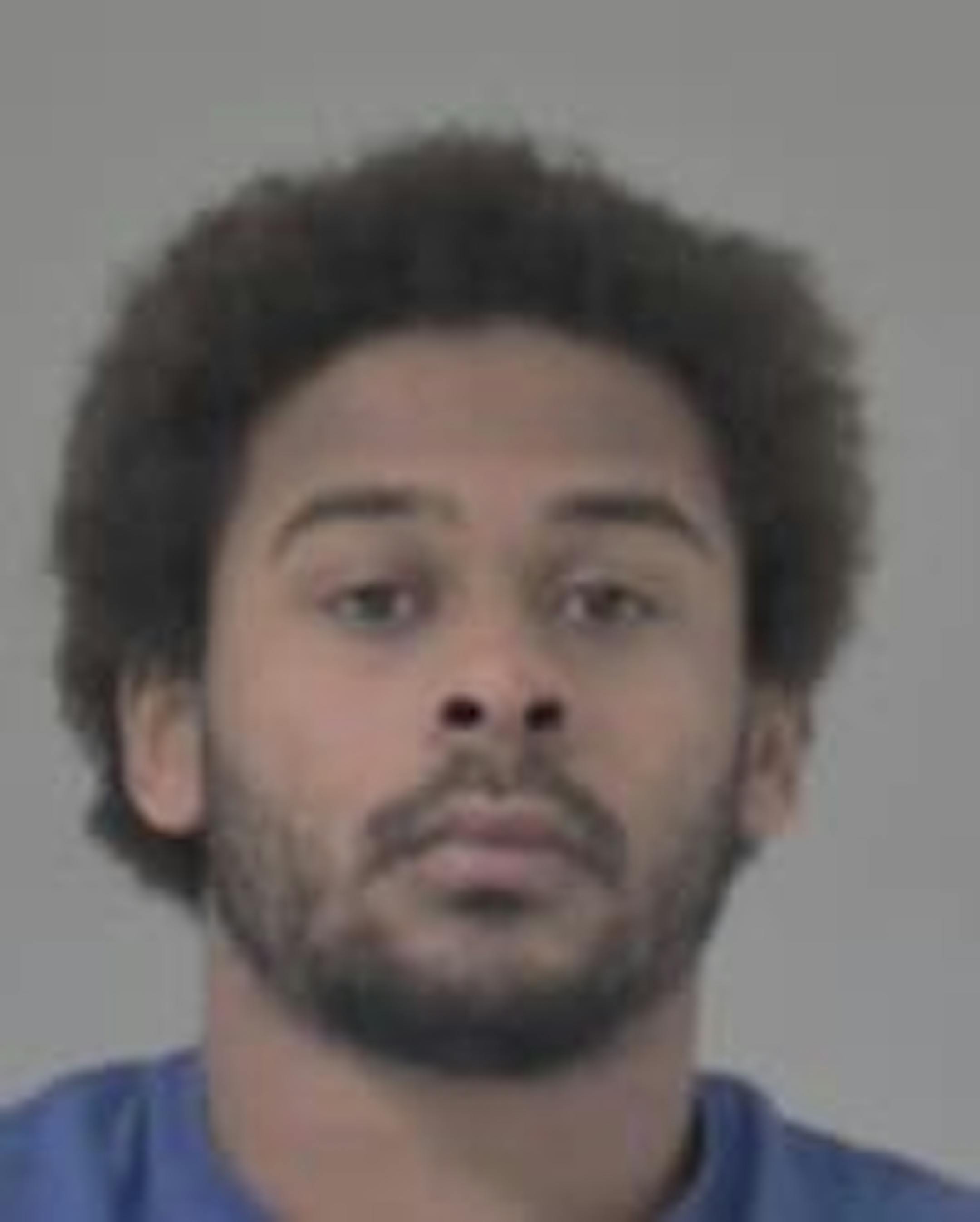 Diante Cornell Smith, 22, is charged with hitting a Savage police vehicle.