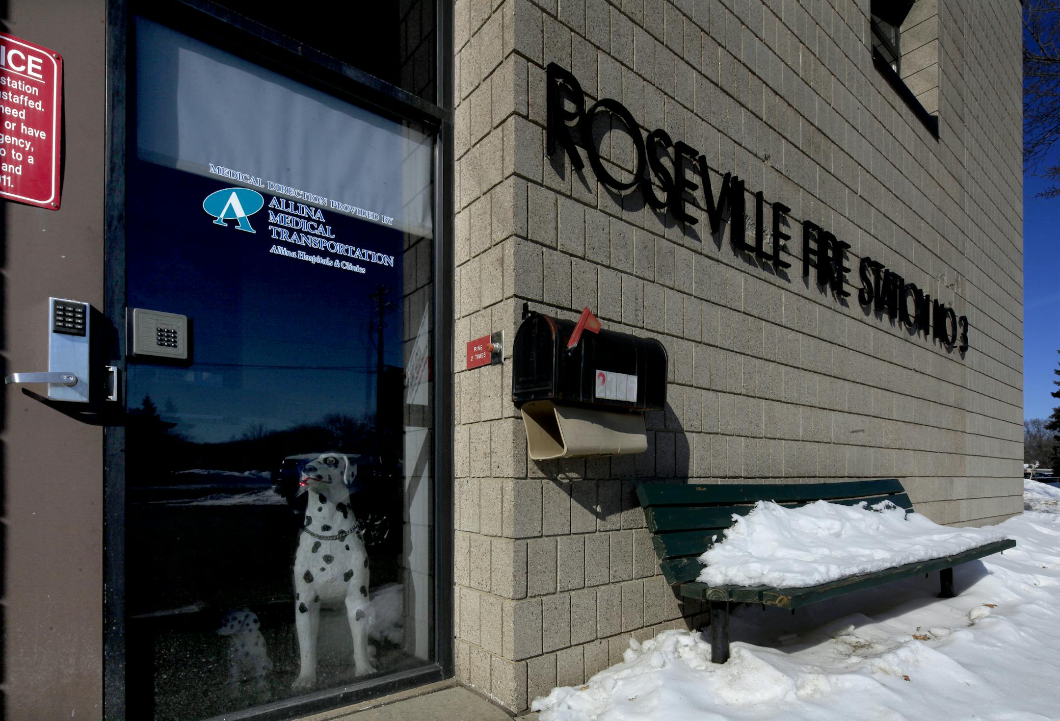Fire department at 2335 Dale street in Roseville, MN on February 20, 2013. ] JOELKOYAMA•joel.koyama@startribune.com the City of Roseville is planning to tear down an older fire station along heavily traveled Dale Street and replace it with some kind of new development. What kind exactly is still to be determined... they're just starting the process. The story is about how they have an opportunity to come up with something new and/or innovative for this spot, which could work well as housi
