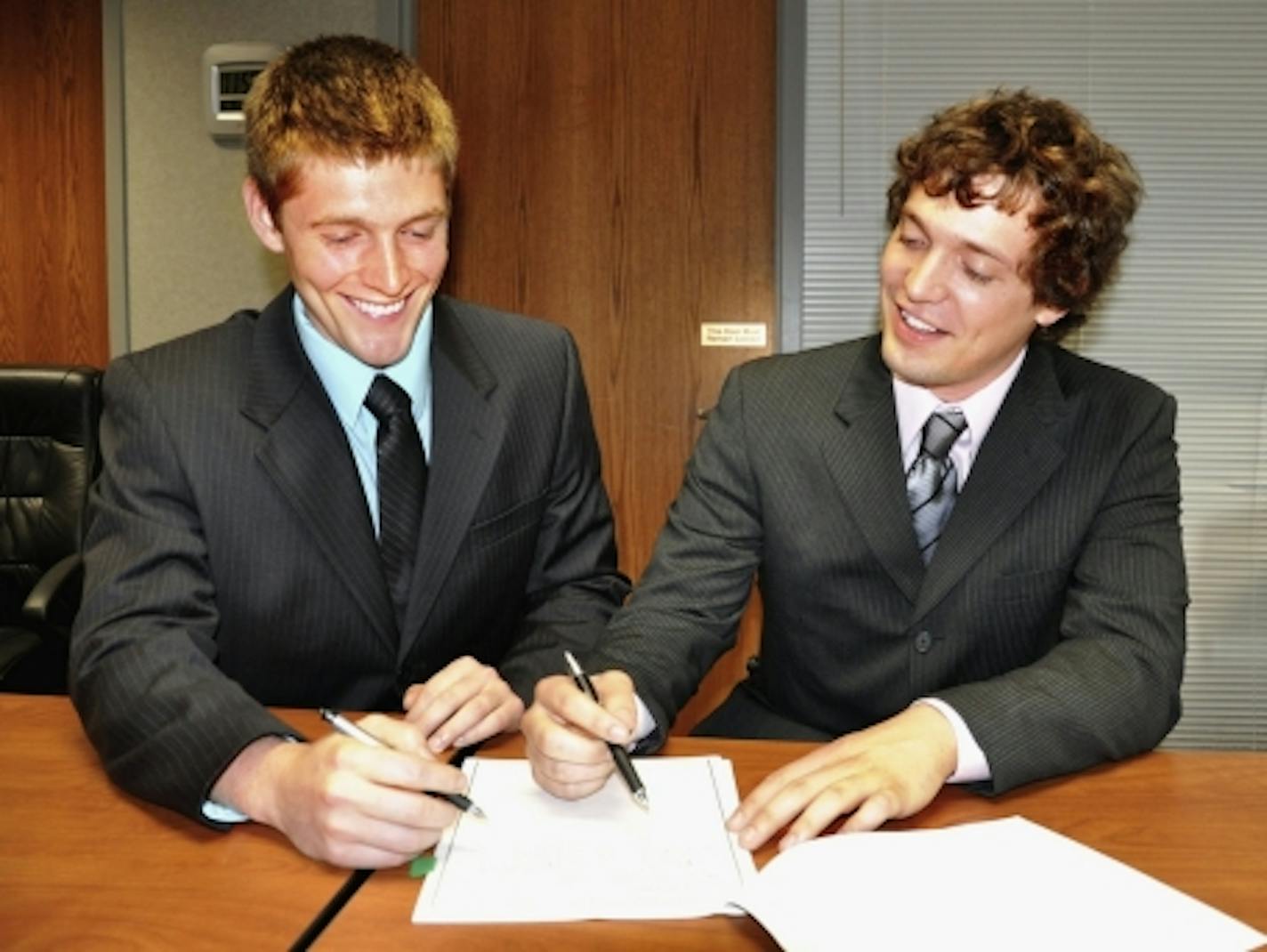 Joe Mullenbach and Alex Johansson. Photo credit: University of Minnesota.