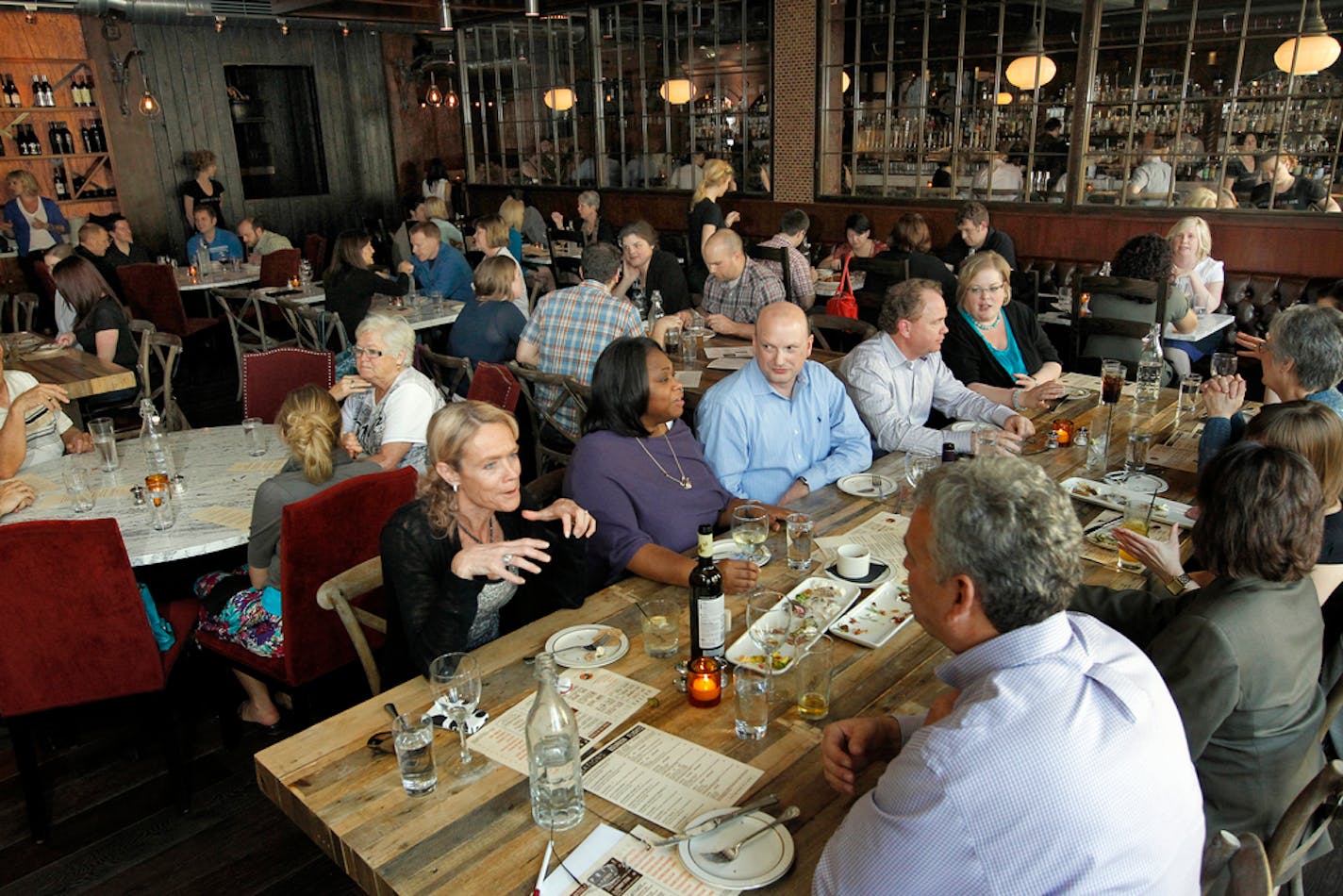 The dining room at Butcher & the Boar.