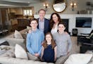 Homeowners Dario and Jeanne Anselmo with Andrew, Ali and Aidan, gave 23 interior designers a blank canvas to turn their Edina rambler into the ASID MN