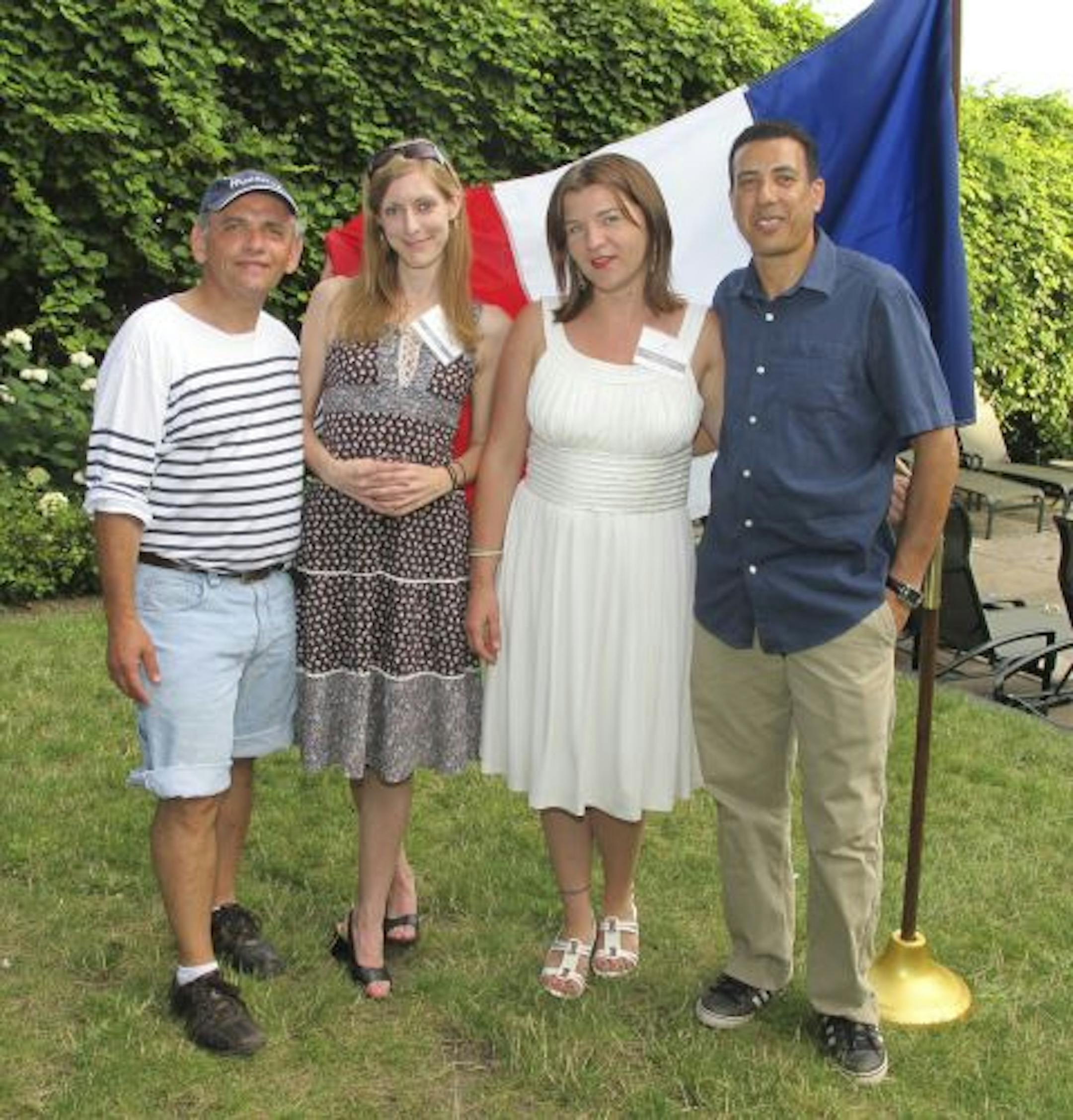 Dag Kakou, Jessica Fiala, Christina Selander Bouzouina and Kader Bouzouina.