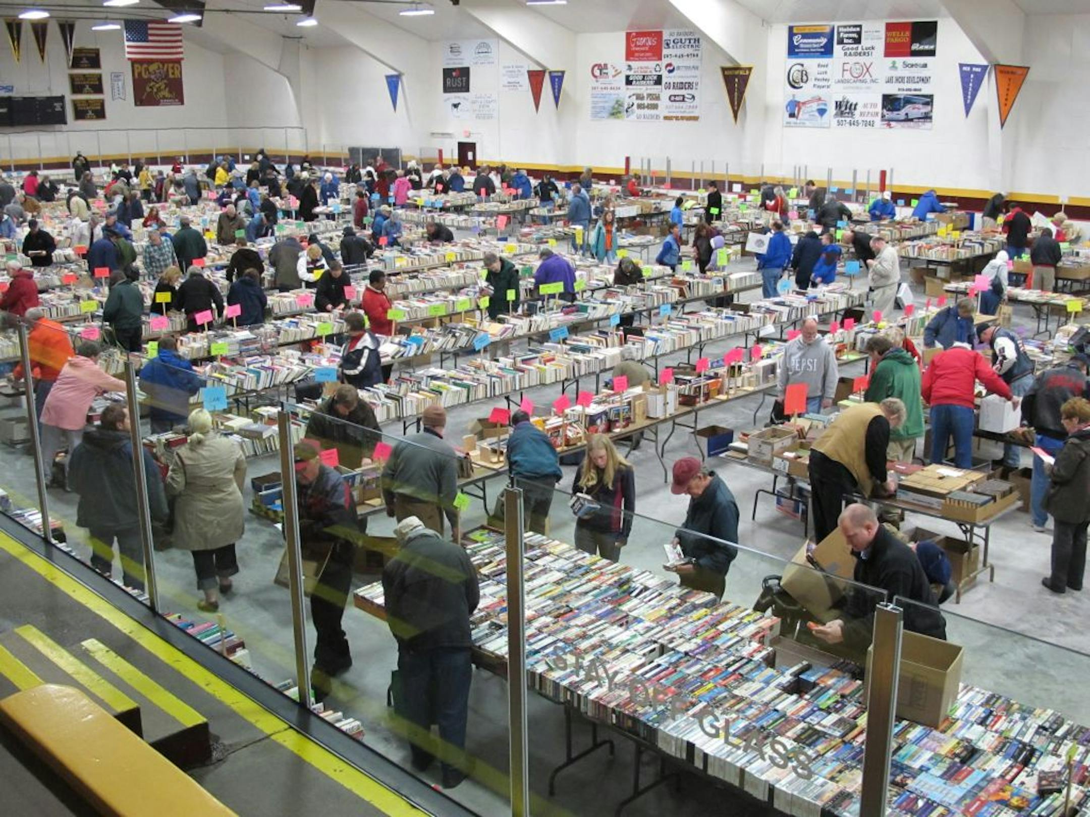 Northfield is a town unlikely to run out of books. "Some of those books probably came back many times," said Helen Albers, who helped launch the event 50 years ago. "People read them and give them back."