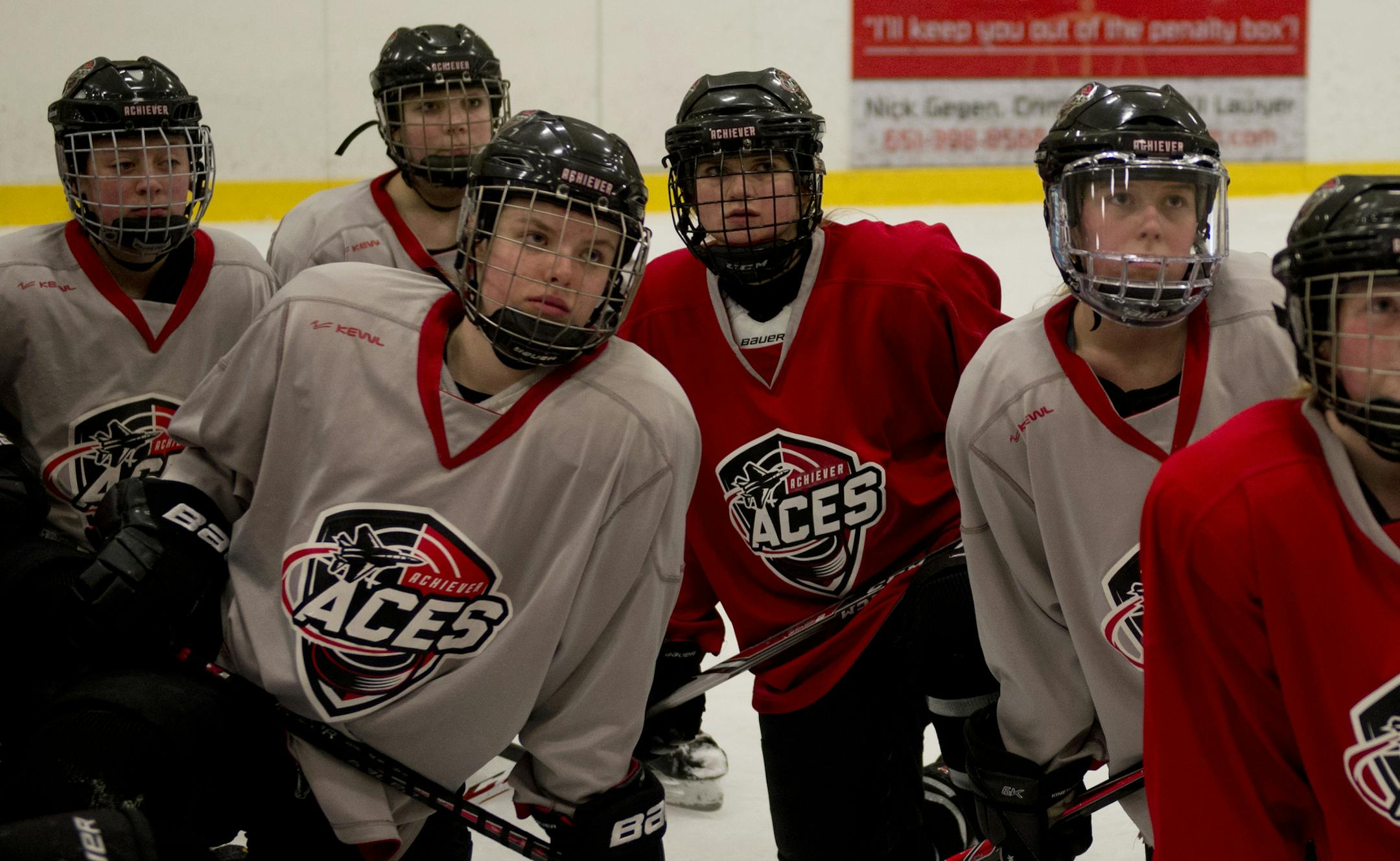 The Achiever Academy girls' hockey team withdrew from the section hockey tournament earlier this month after questions were raised about the eligibility of some players. The Aces had reached the section final.