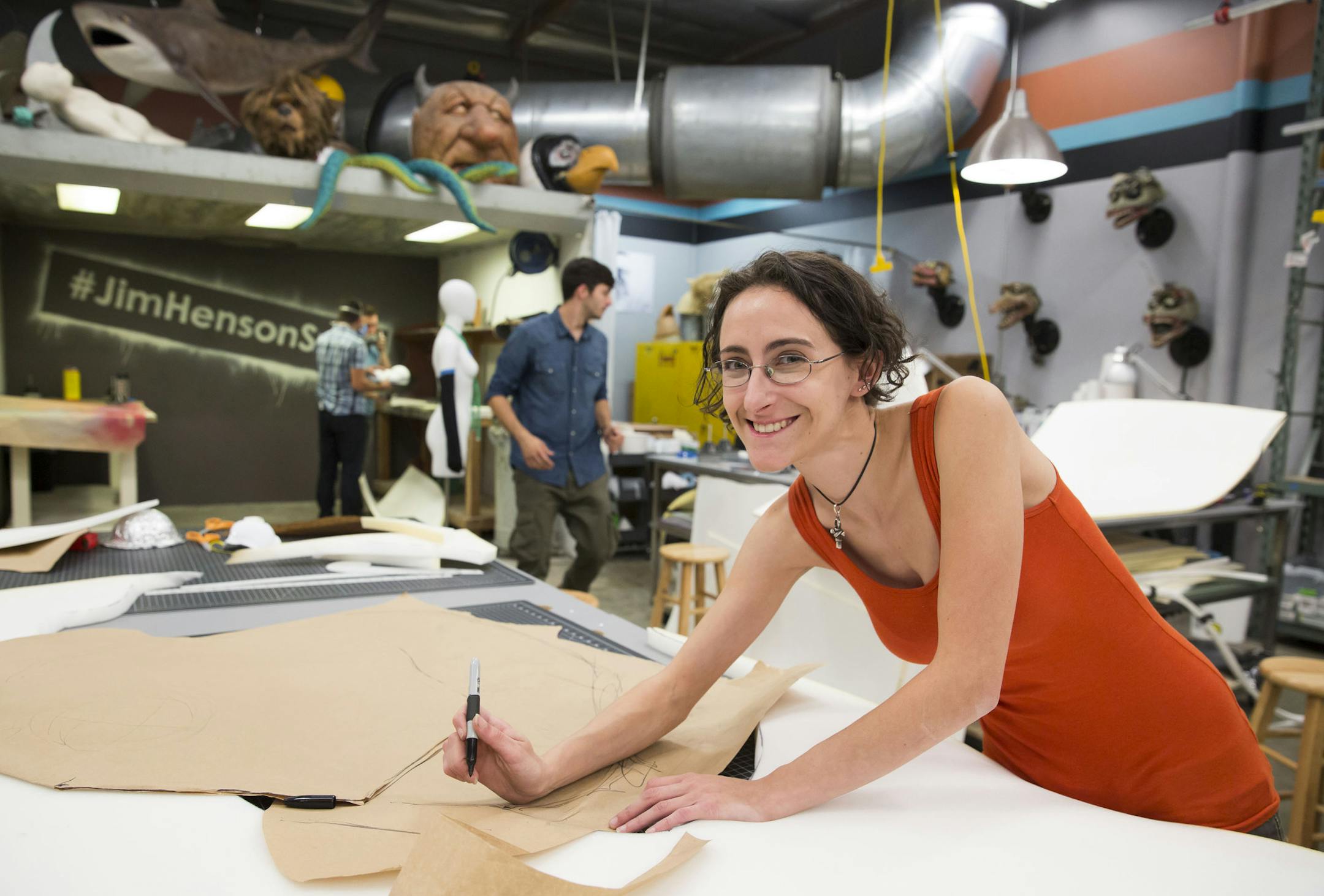 JIM HENSON'S CREATURE SHOP -- Episode 101 -- Pictured: Tina Roland -- (Photo by: Dale Berman/Syfy) ORG XMIT: Season:1