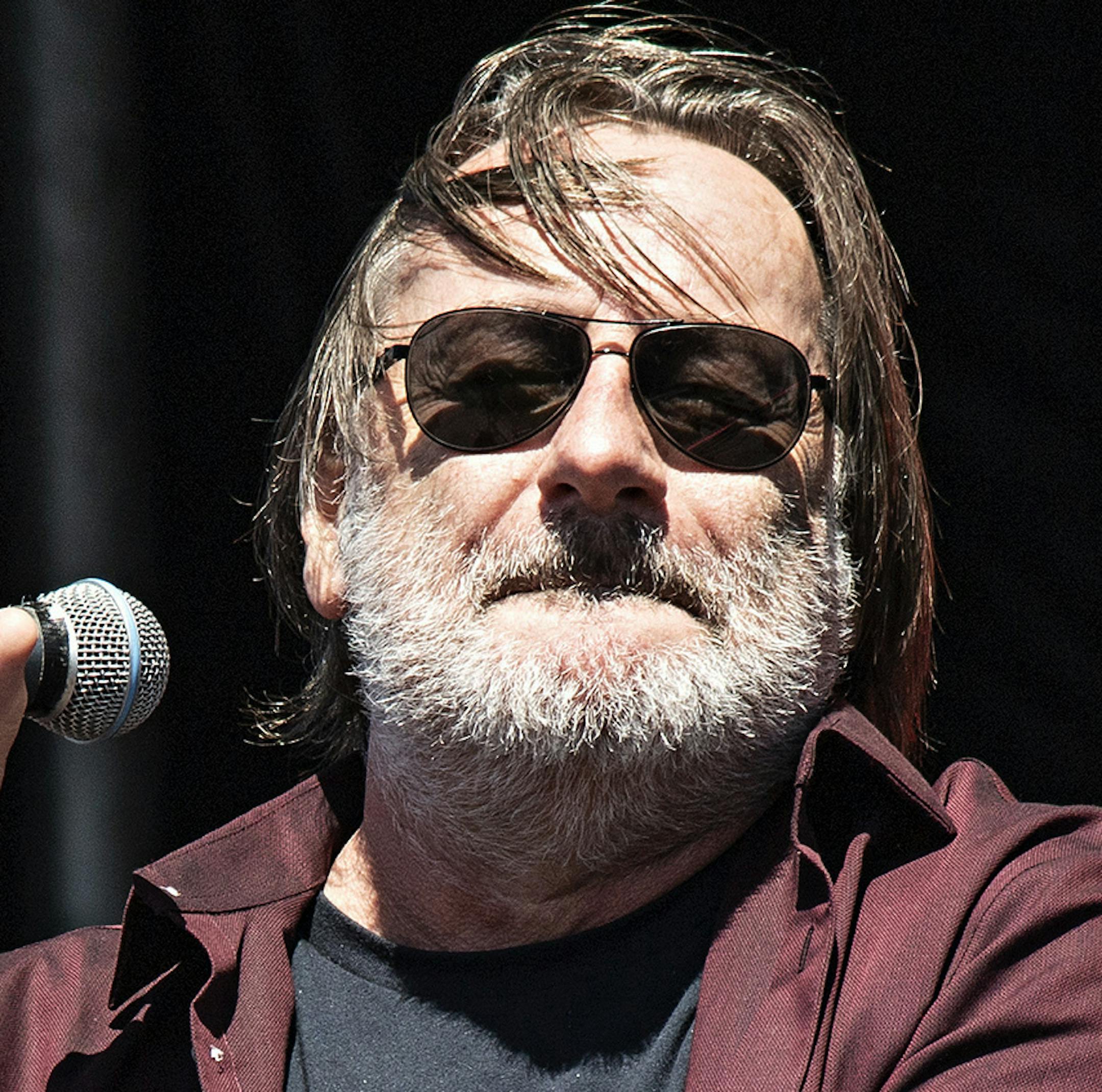 FILE - In this Saturday, Sept. 14, 2019, file photo, John Lyon of Southside Johnny and the Asbury Jukes performs during KAABOO 2019 at the Del Mar Racetrack and Fairgrounds in San Diego. New Jersey rock royalty was onstage Sunday, Oct. 27, 2019, in the state’s musical cradle as rocker Jon Bon Jovi brought soulful crooner Southside Johnny Lyon with him into the New Jersey Hall of Fame. (Photo by Amy Harris/Invision/AP, File)