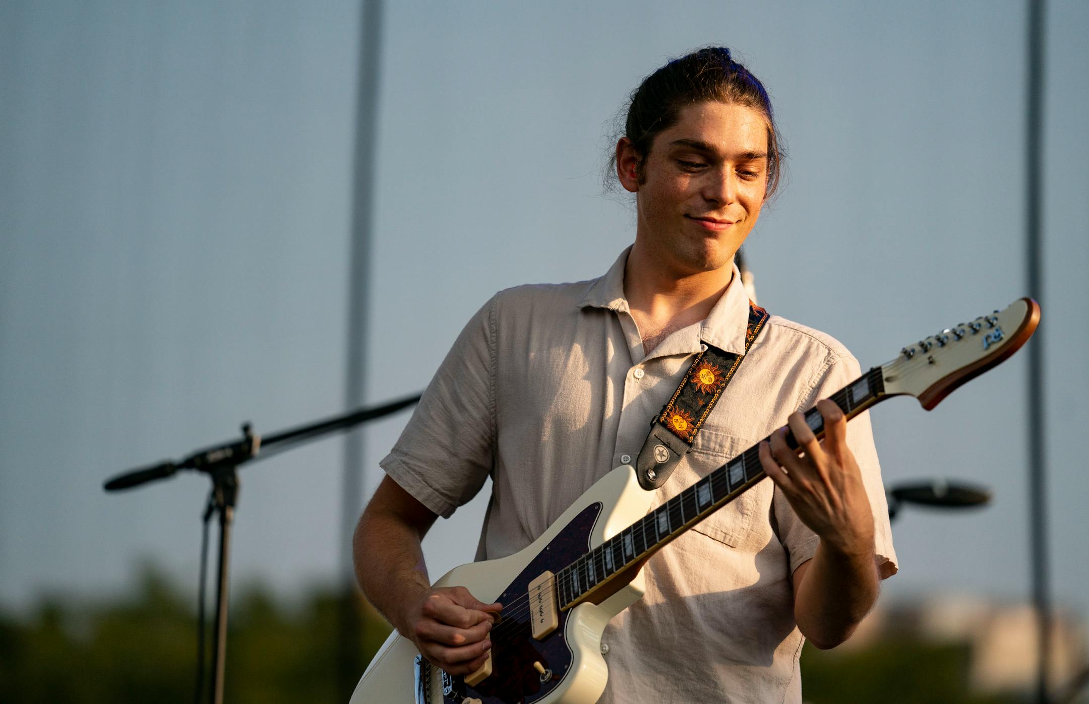 Remo Drive performed on the AHA Sparkling Water Stage at the Basilica Block Party on Friday evening.