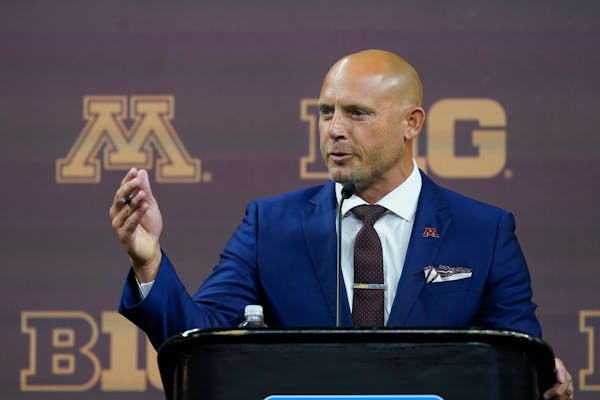 Gophers football coach P.J. Fleck supports NIL and the financial help it can provide players.