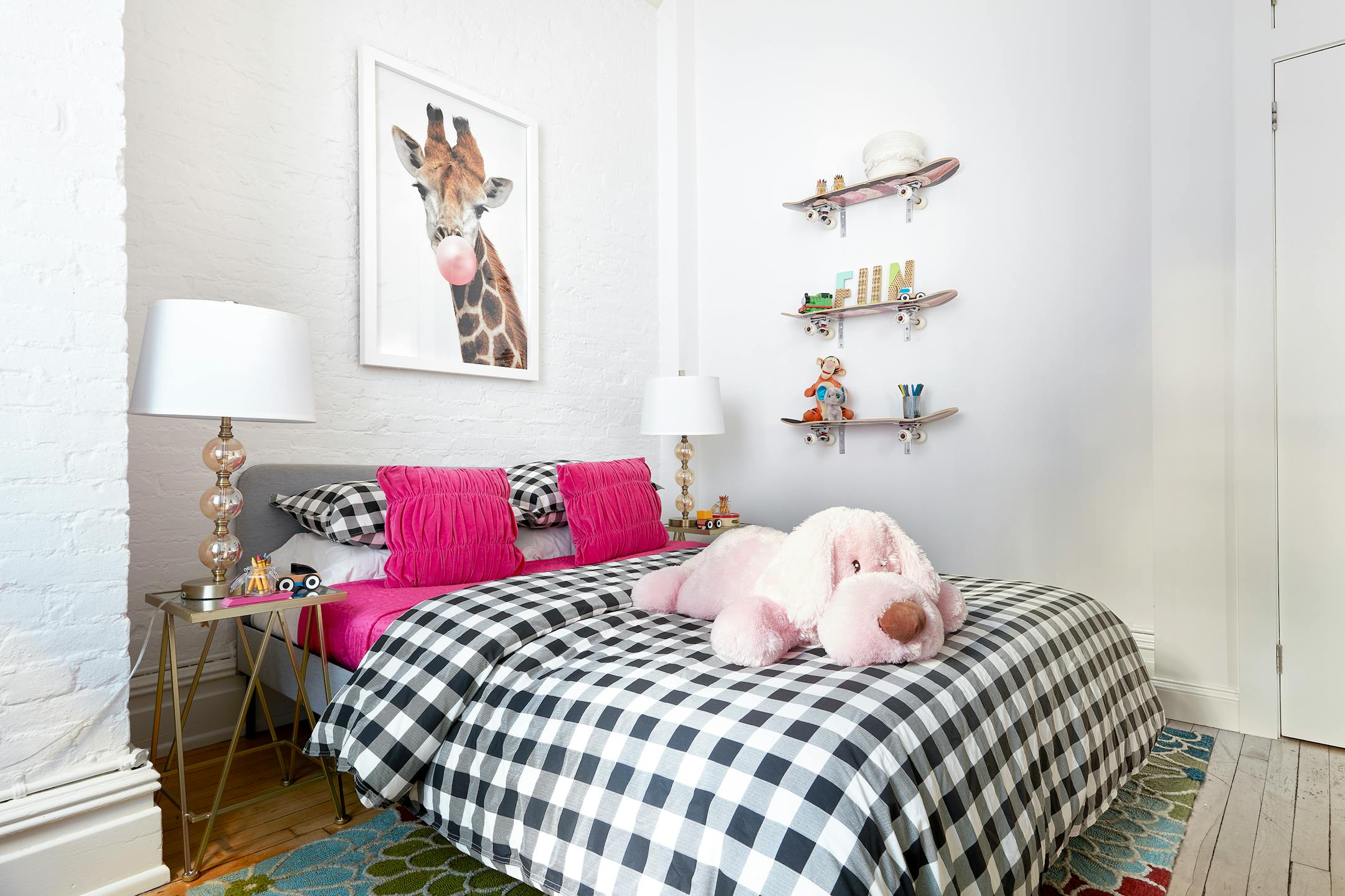 The creative of use of skateboards creates shelving in this children's bedroom. (Scott Gabriel Morris/Provided photo/TNS)