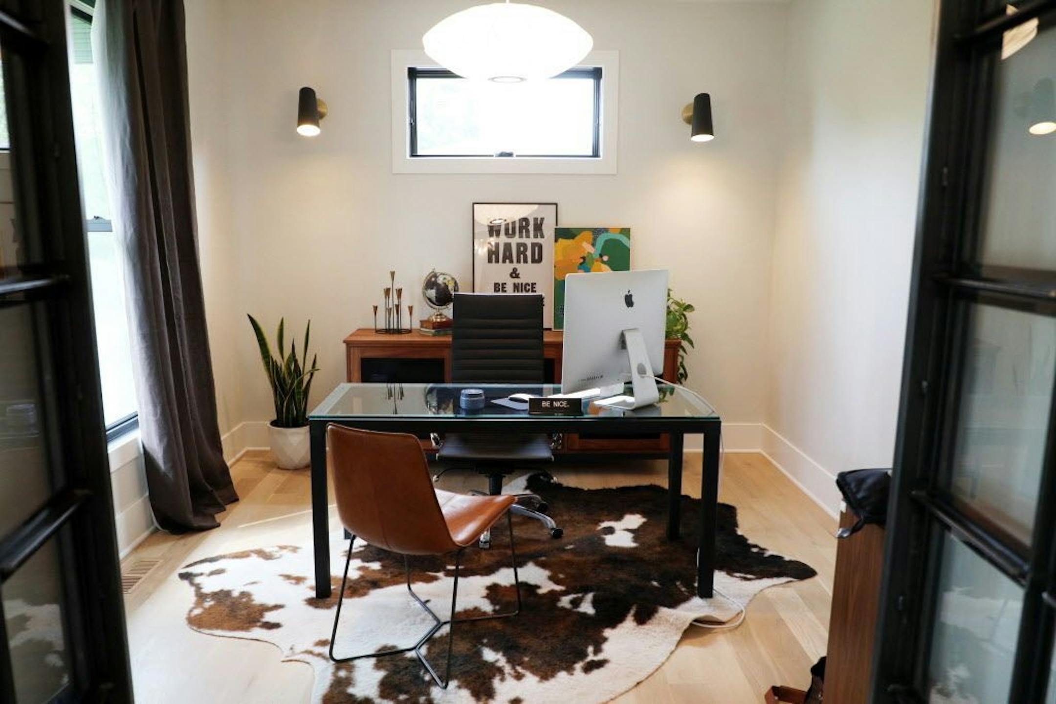 Brad Fox's home office.