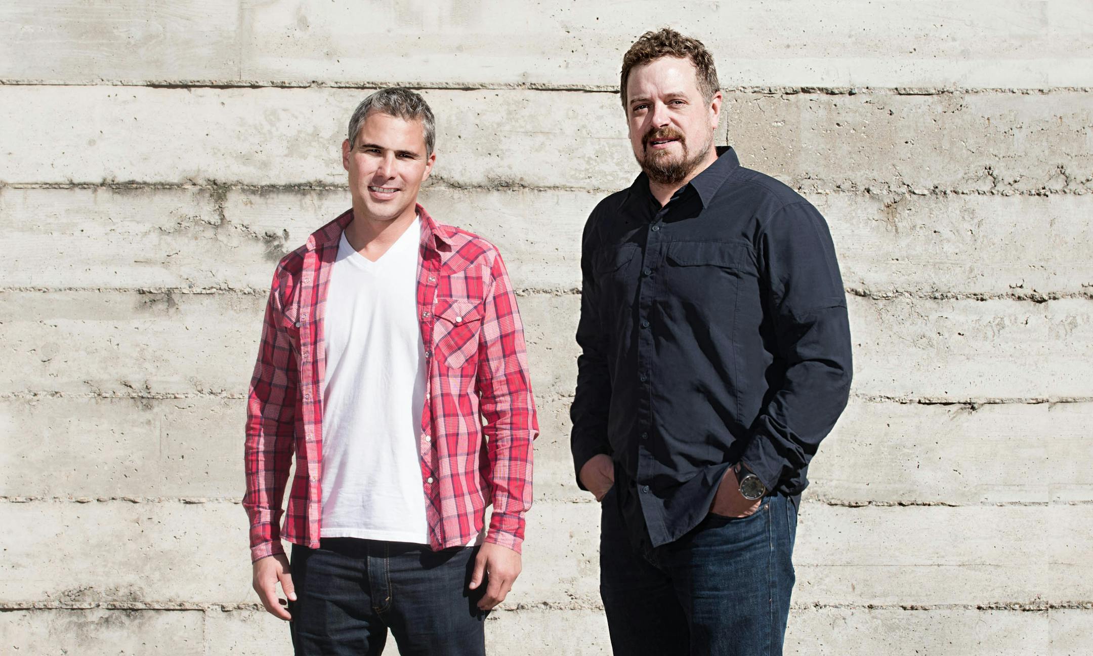 Troy Longie, left, and Jim Landry have launched their own branding agency, called Hammer Saw.