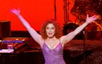 Bernadette Peters, who starred in "Sunday in the Park With George" on Broadway, performed at La Grande Jatte Soiree.