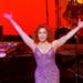 Bernadette Peters, who starred in "Sunday in the Park With George" on Broadway, performed at La Grande Jatte Soiree.