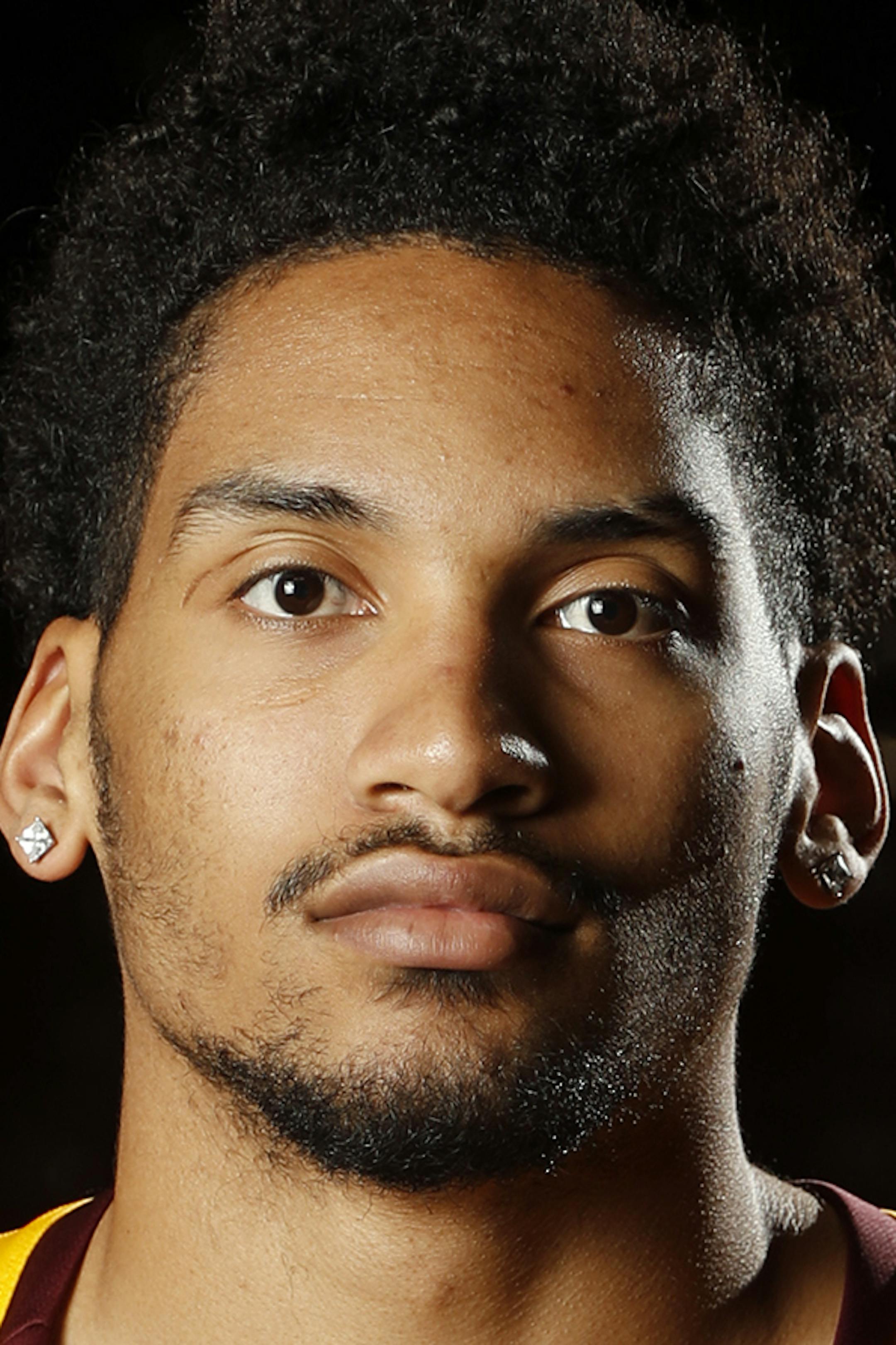 Jordan Murphy at Williams Arena Tuesday October 25, 2016 in Minneapolis, MN. ] Minnesota men's basketball media day at Williams Arena. Jerry Holt / jerry. Holt@Startribune.com