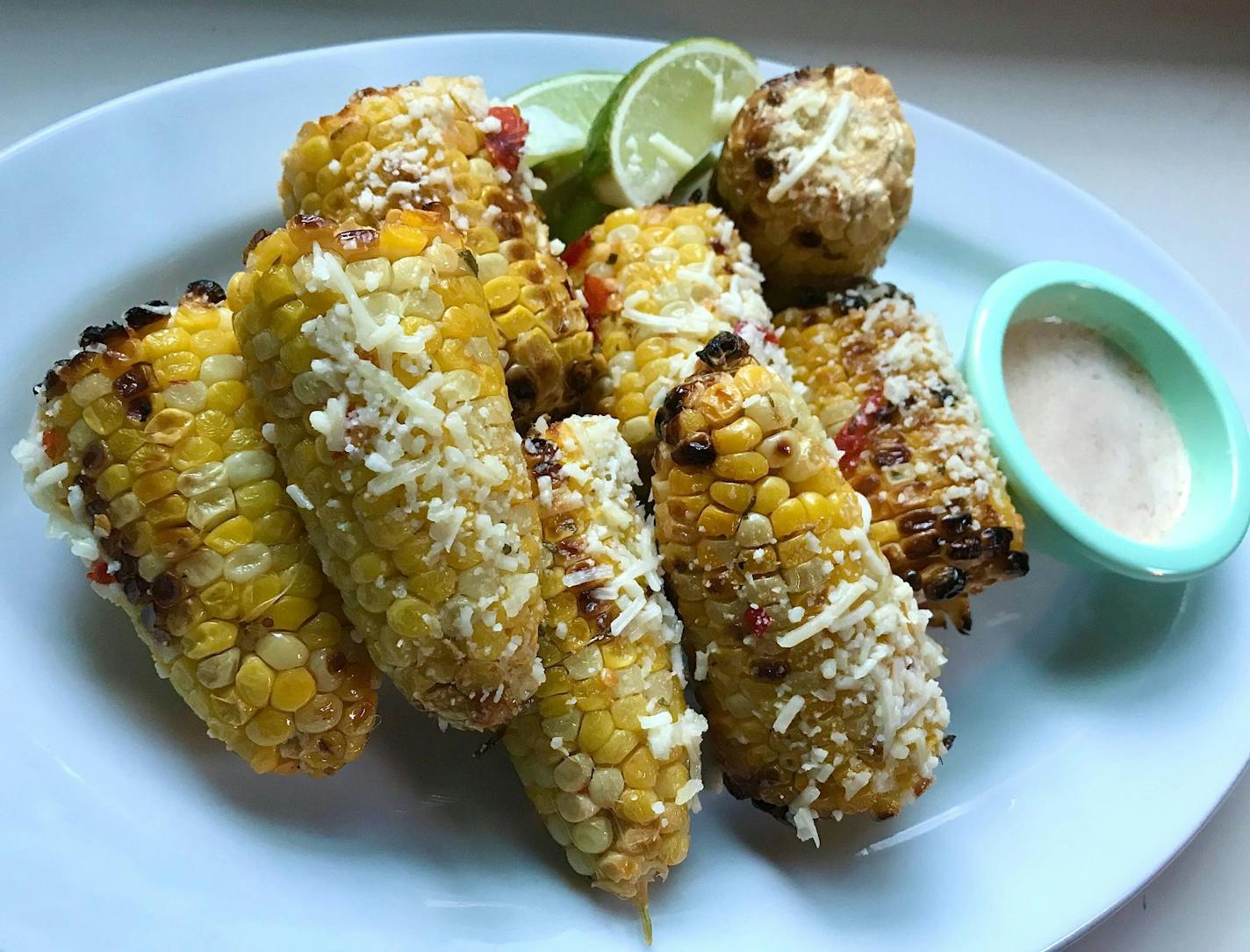 Wood-roasted corn at Young Joni.