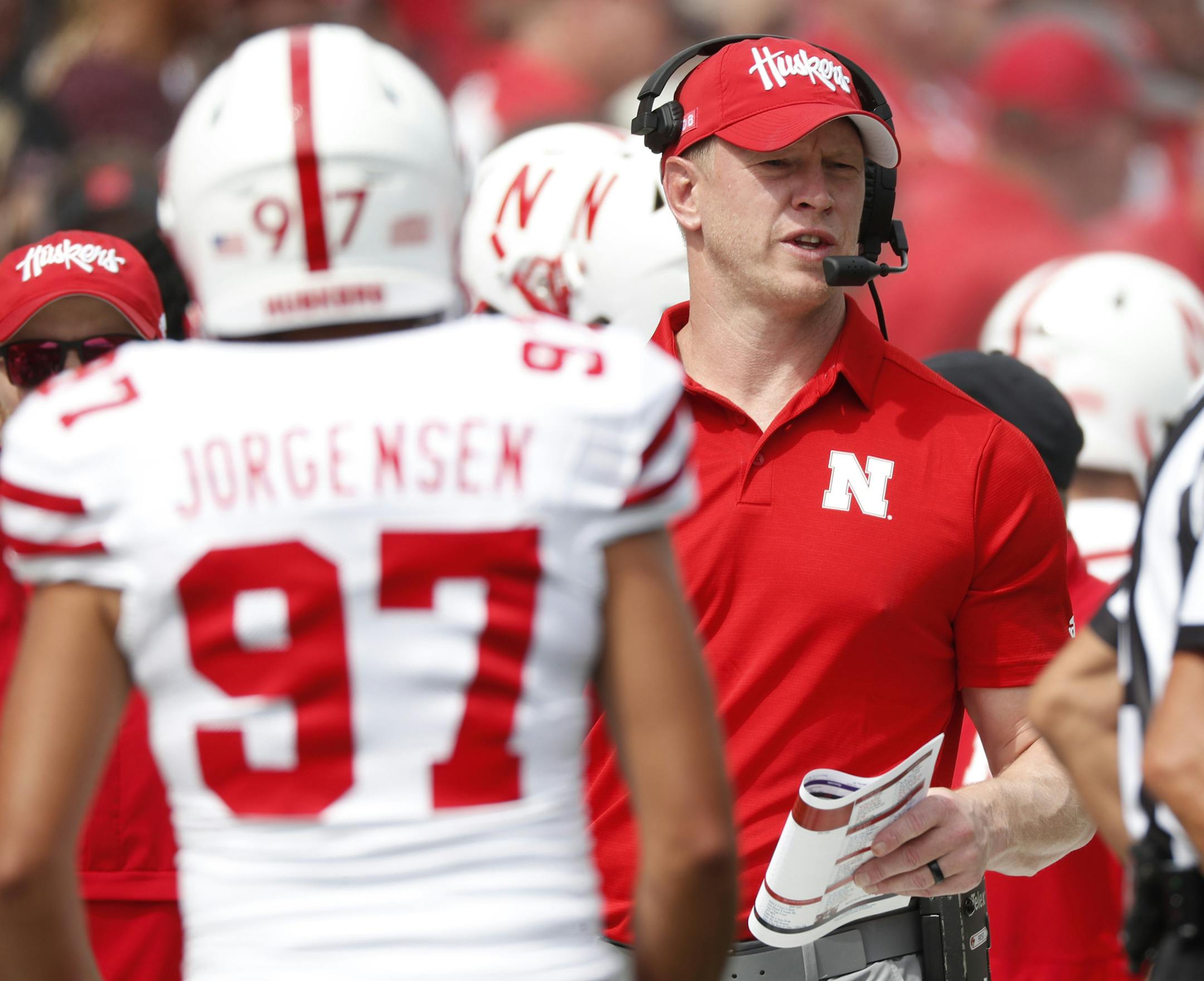 Nebraska coach Scott Frost