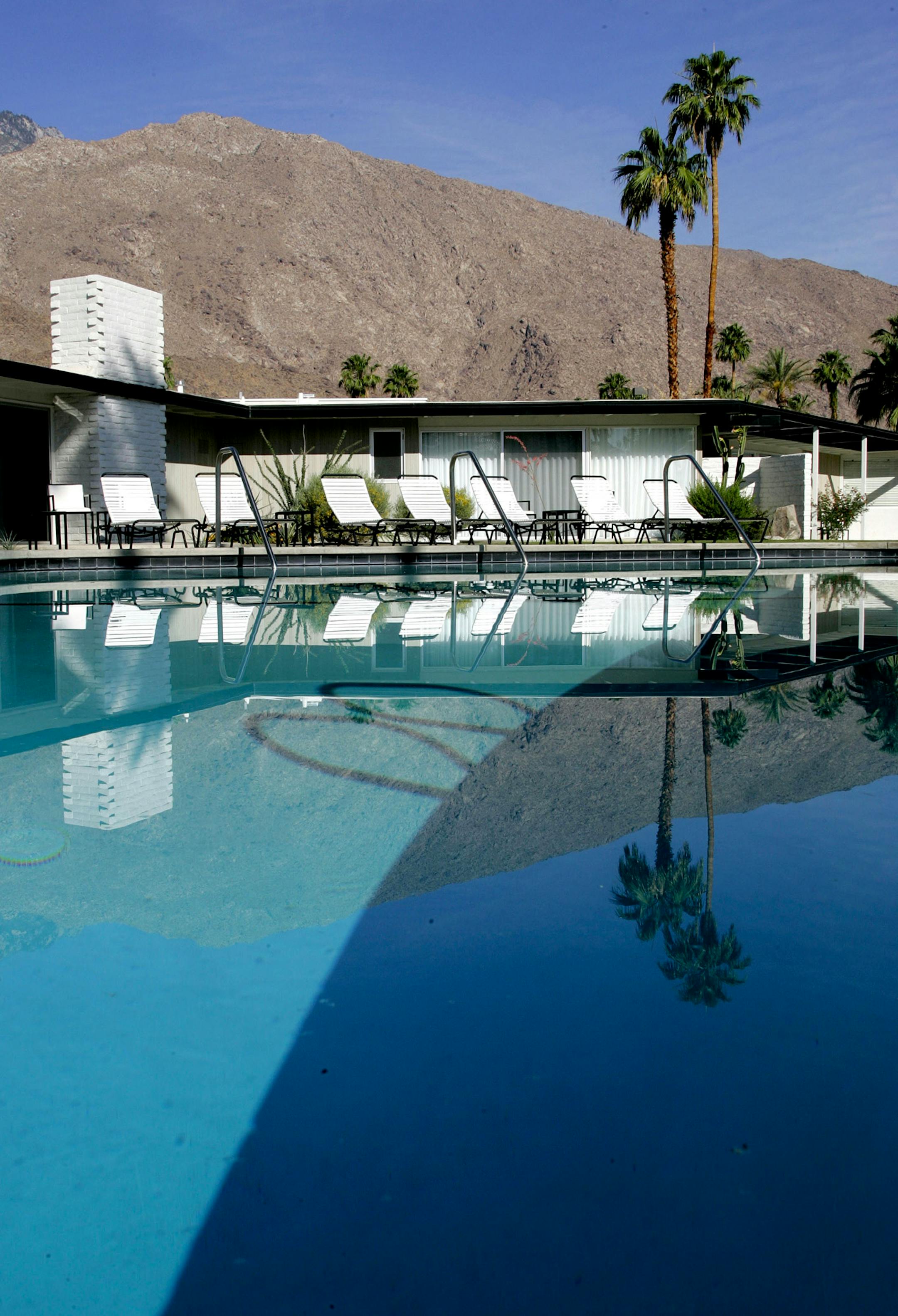 The sun almost always shines on Palm Springs, so there is plenty of time for poolside breaks at the William F. Cody- designed Horizon Hotel. The hotel was built in 1952, and a recent renovation has returned it to its Desert Modern glory
