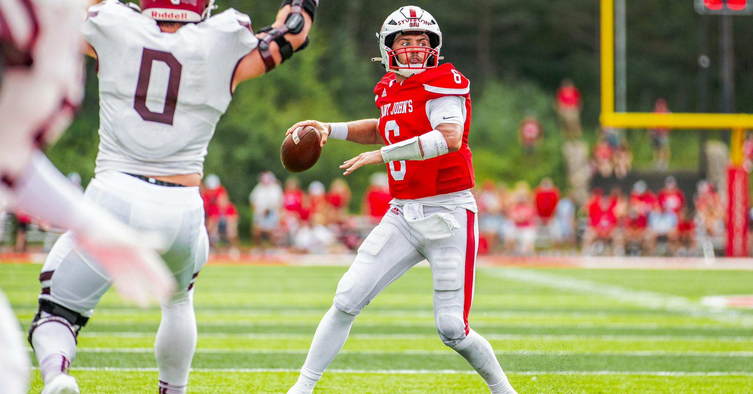 St. John's quarterback Aaron Syverson makes third time a charm