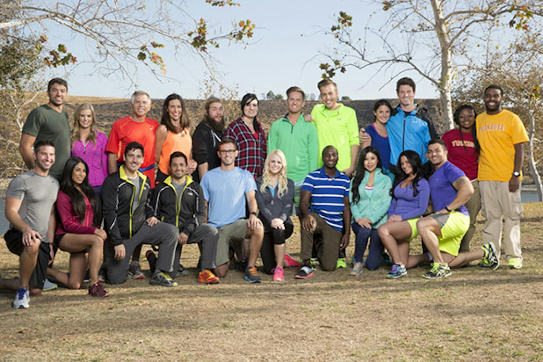 The spring 2015 "Amazing Race" cast.
