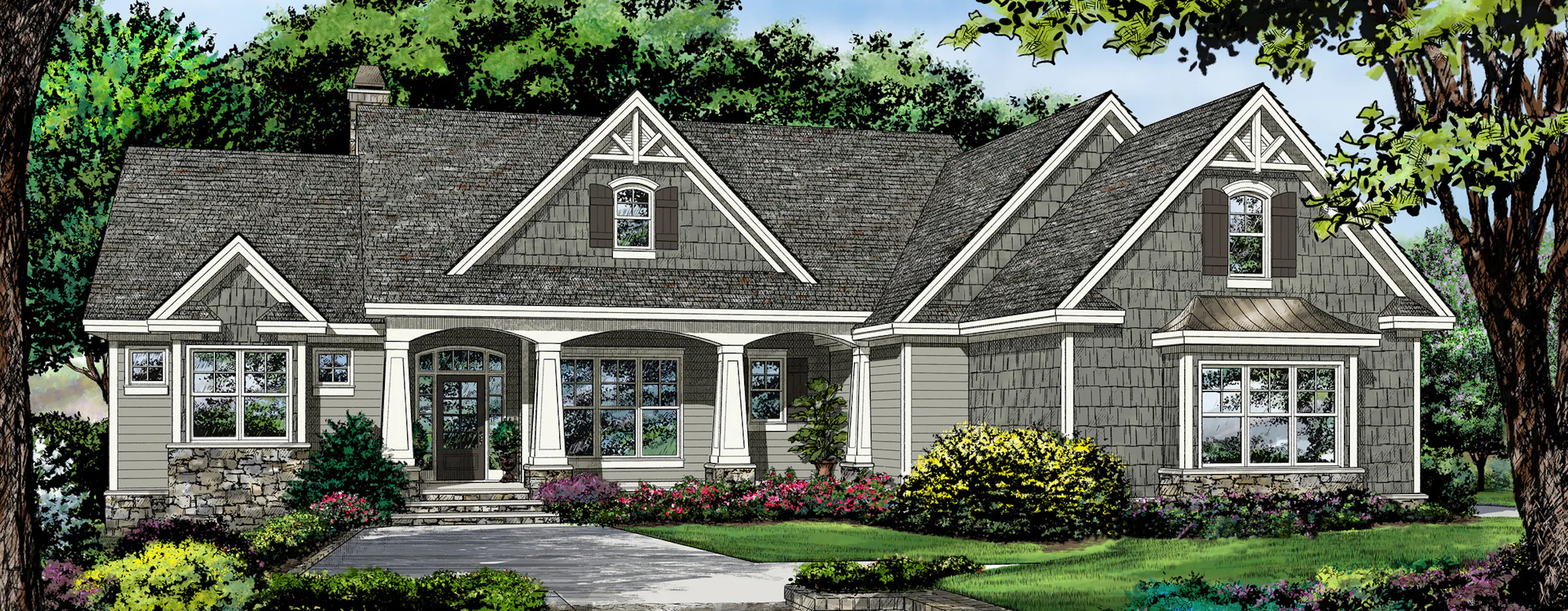 Home plan: Versatile Craftsman ranch