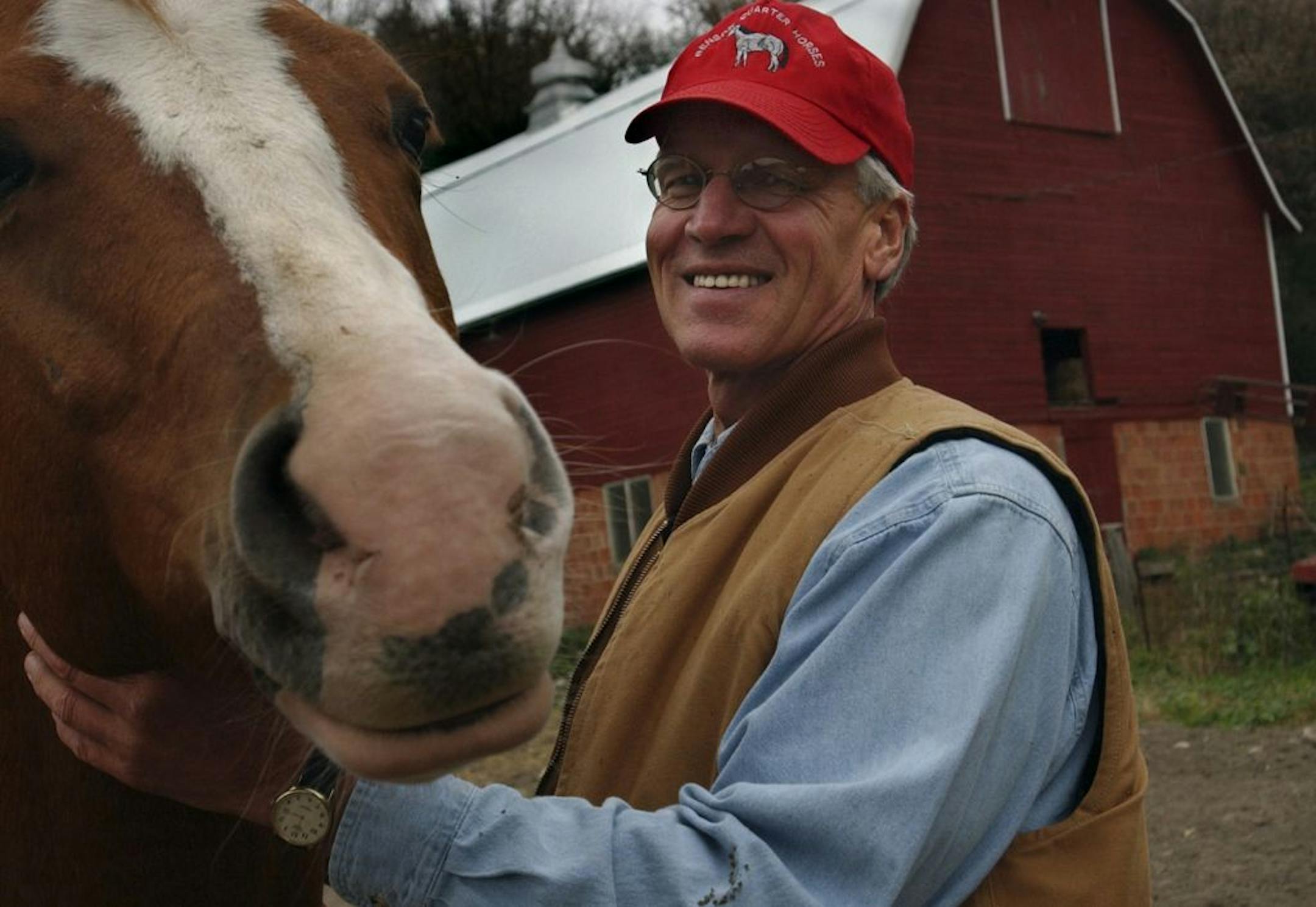 Joey McLeister � jmcleister@startribune.com Lanesboro,Mn.,Fri.,Oct. 21, 2005--Duane Benson, former legislator, NFL linebacker and business advocate, has a new role as executive director of the Minnesota Early Learning Foundation. He is with one of his horses, "Harley", on his farm in Lanesboro. GENERAL INFORMATION: Duane Benson is the new executive director of the Minnesota Early Learning Foundation.