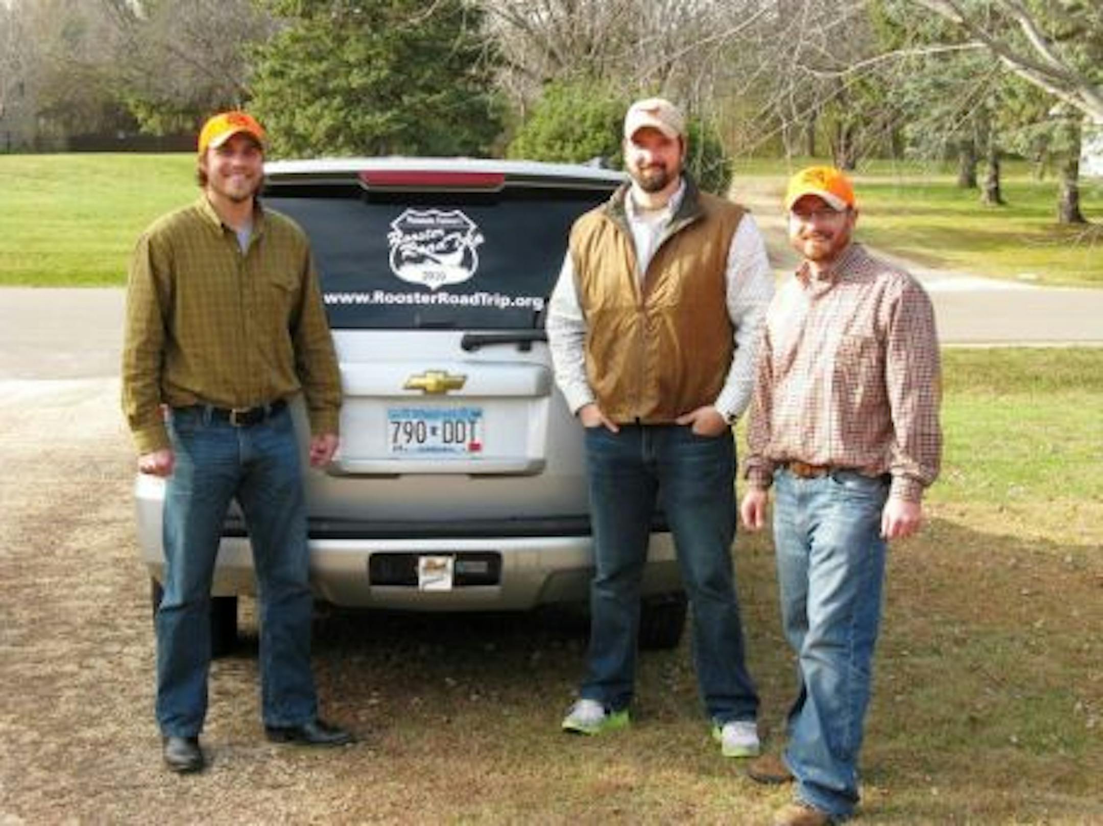 Anthony, Andrew & I depart on Pheasants Forever's Rooster Road Trip