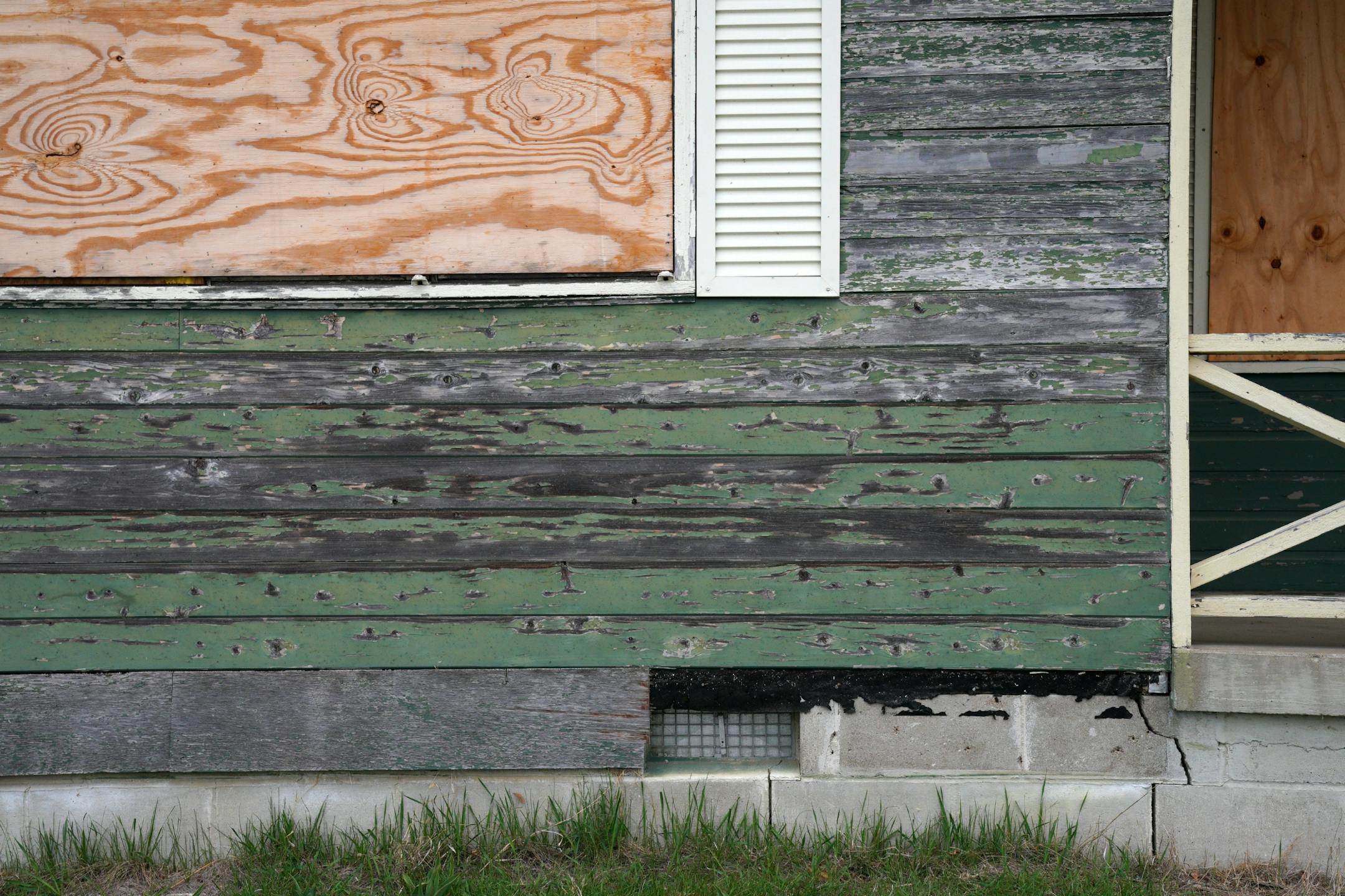 The 1902 Section Foreman House, a possible candidate for the National Register of Historic Places where the railroad foreman used to live, sat rundown and boarded up Thursday in Wayzata.
