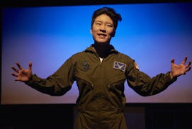 Audrey Park in Frank Theatre's production of "Grounded."