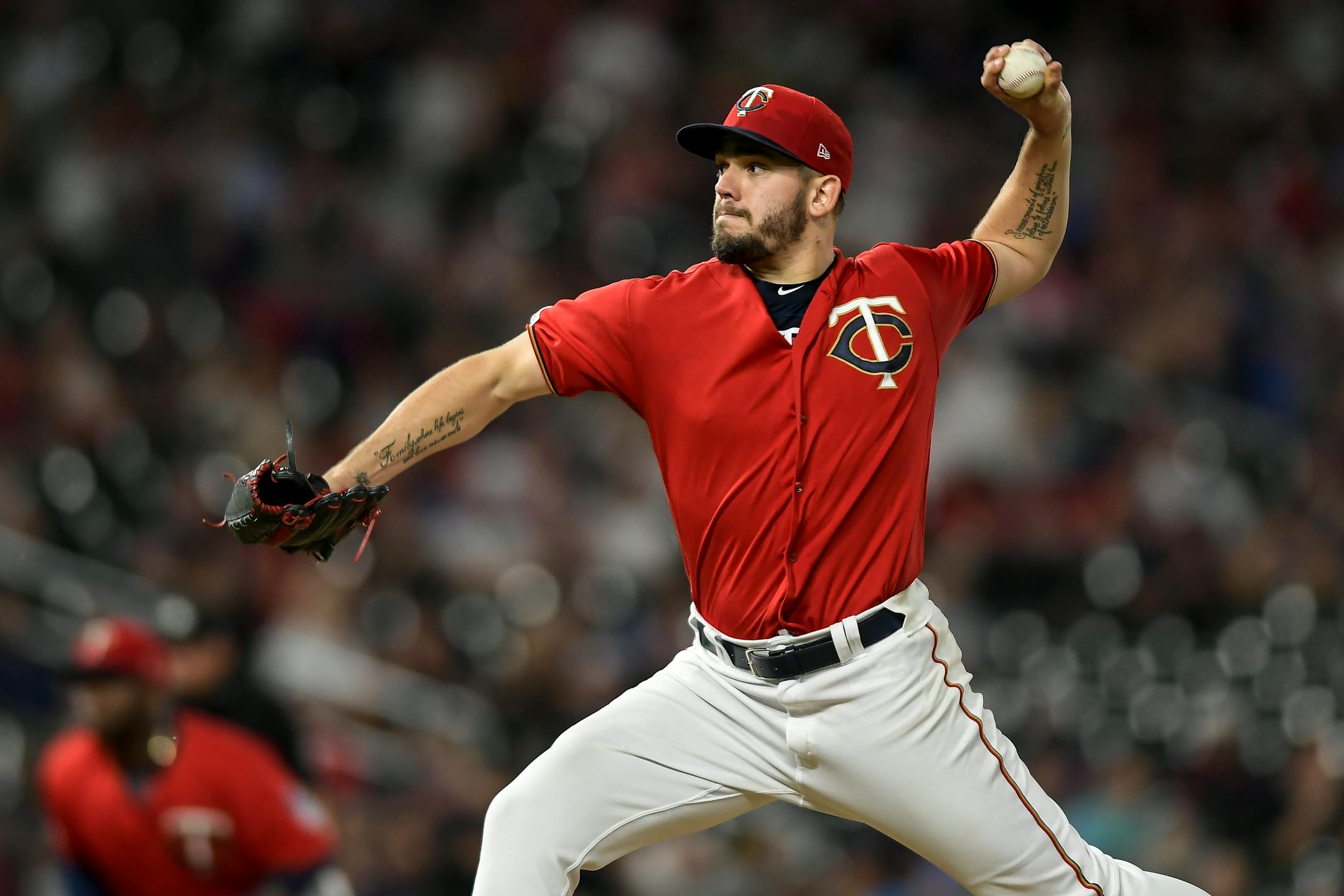 One of the Twins' roster cuts Monday was lefthander Lewis Thorpe, who entered camp in the running for one of the starting spots. He missed nine days to take care of a personal issue.