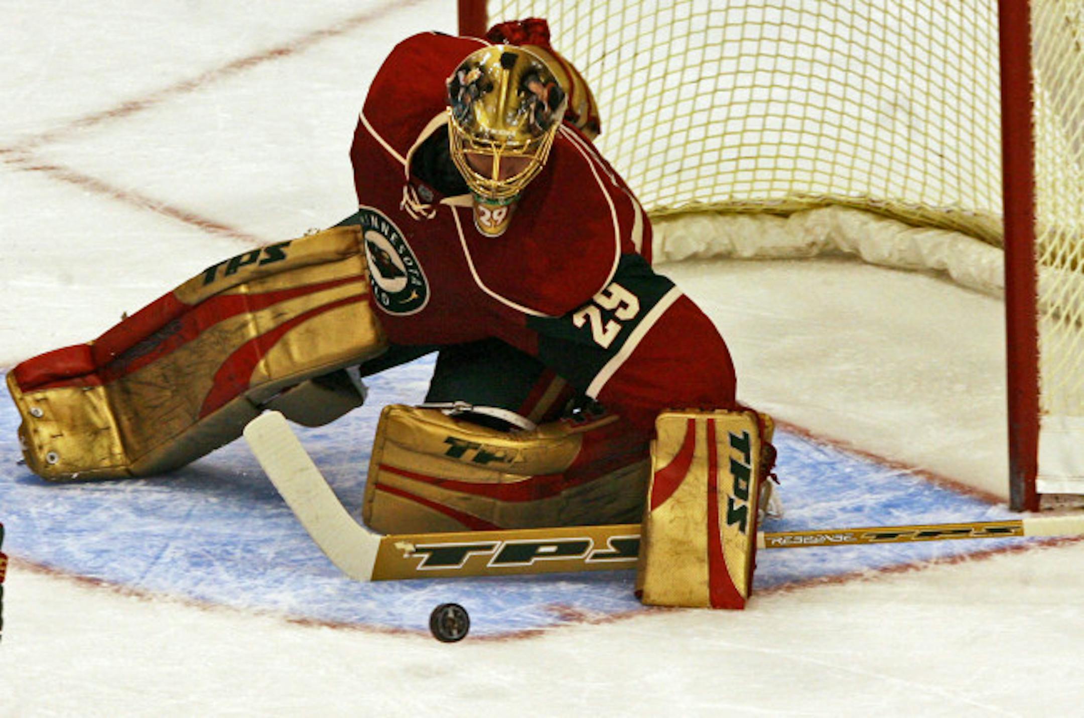 Wild goalie Josh Harding