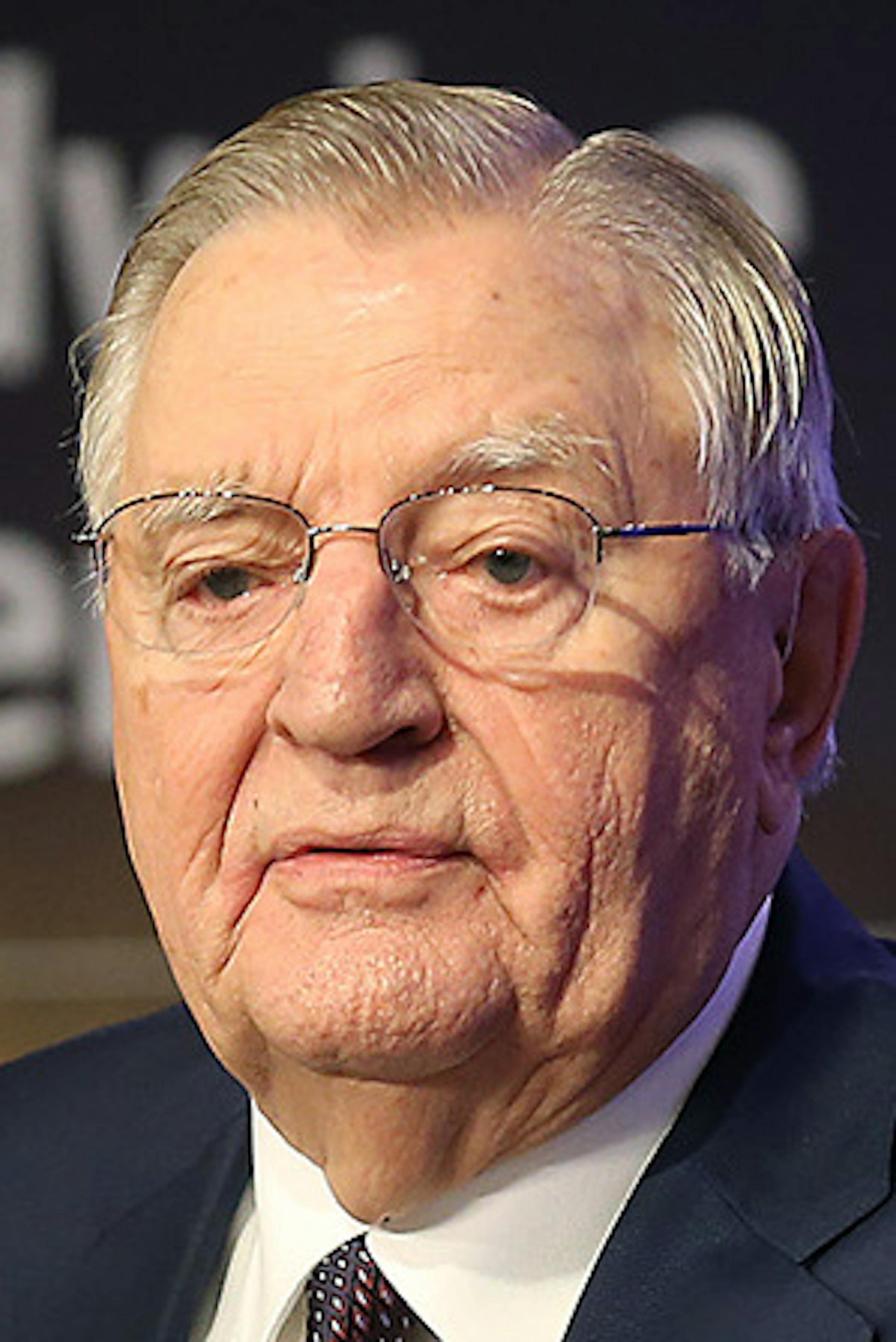 Vice President Walter Mondale was a guest at a forum about Islamophobia at the Dorsey & Whitney Law Firm, Wednesday, April 13, 2016 in Minneapolis, MN. ] (ELIZABETH FLORES/STAR TRIBUNE) ELIZABETH FLORES • eflores@startribune.com