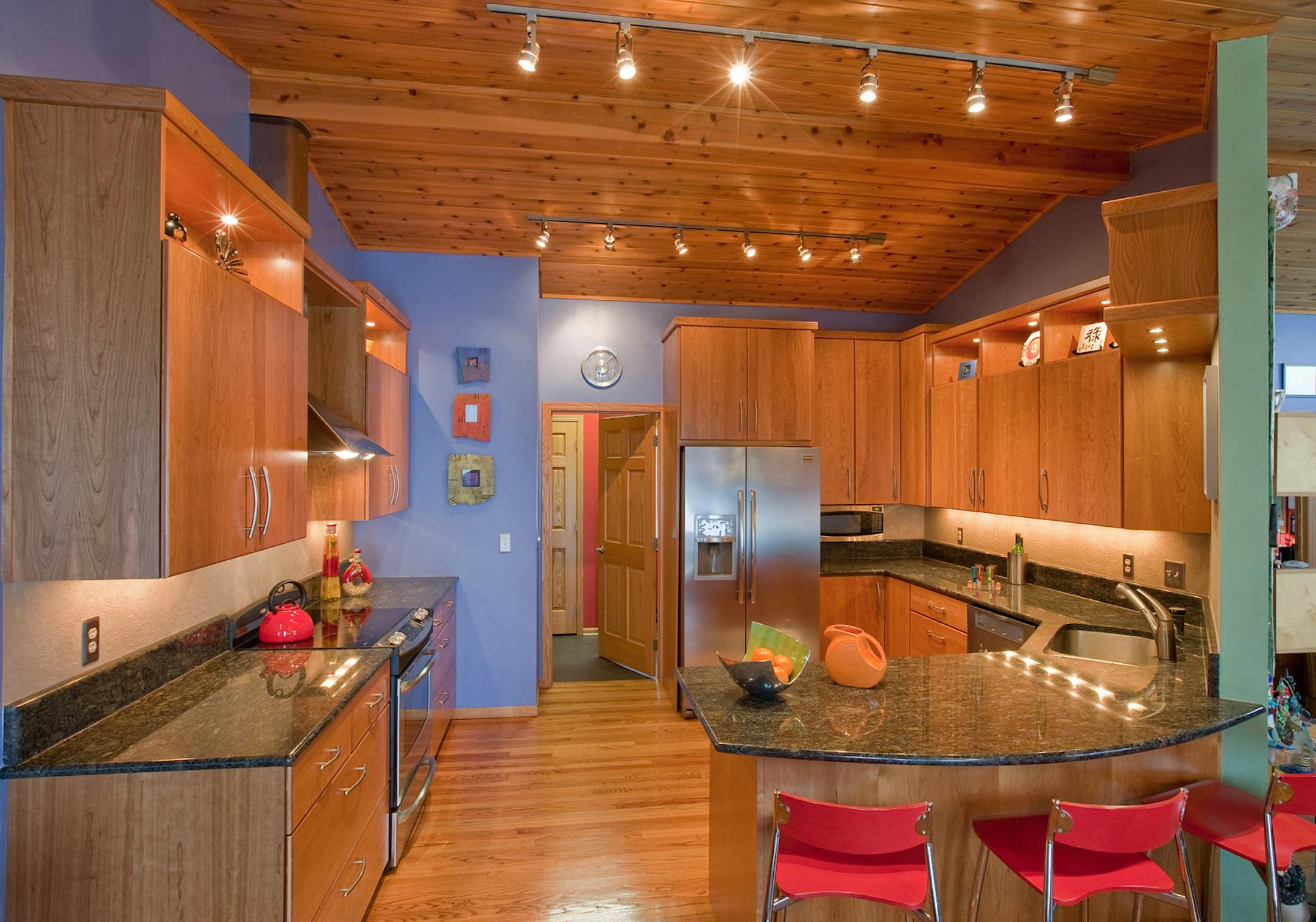 Cory Silken/JH Peterson Perushek kitchen, redesigned by Barbara Bircher, Crystal Kitchen Center