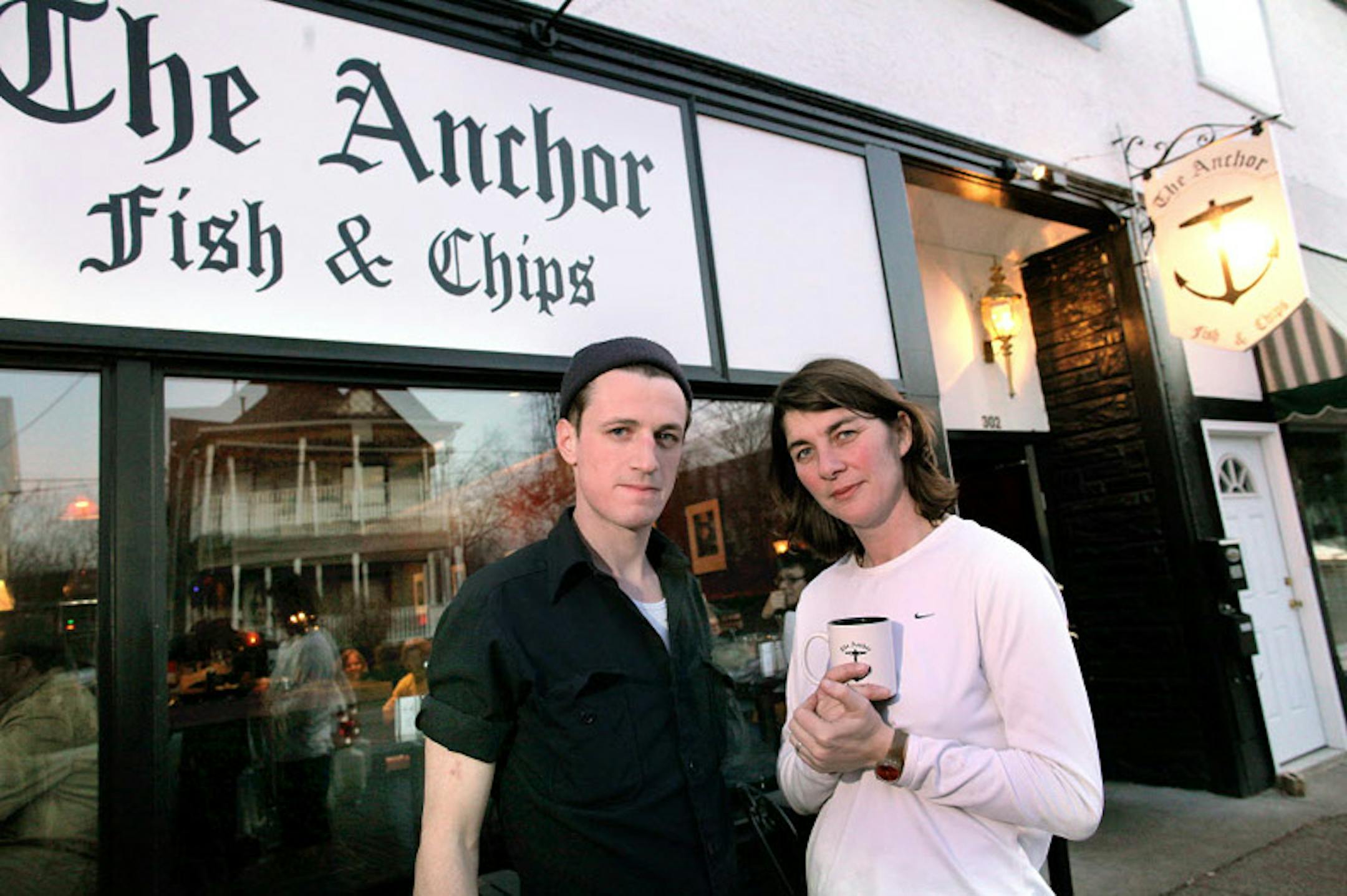The Anchor's owners: Luke Kyle and Kathryn Hayes