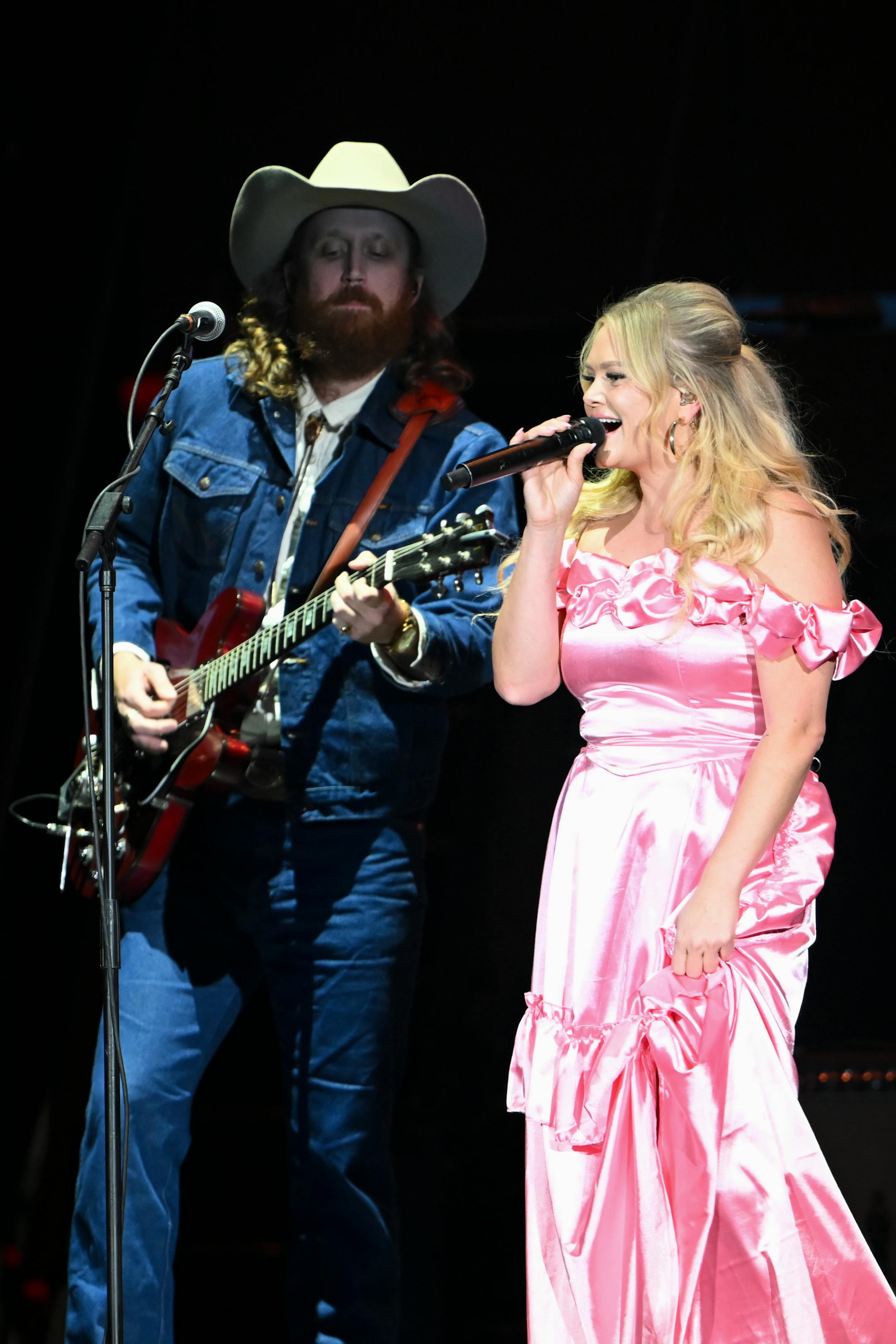 Hailey Whitters performs the opening set for Shania Twain Wednesday, May 17, 2023, at the Xcel Energy Center in St. Paul, Minn.