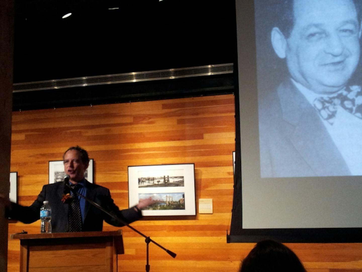 Neal Karlen at Mill City Museum. Photo by Fawn Bernhardt-Norvell.