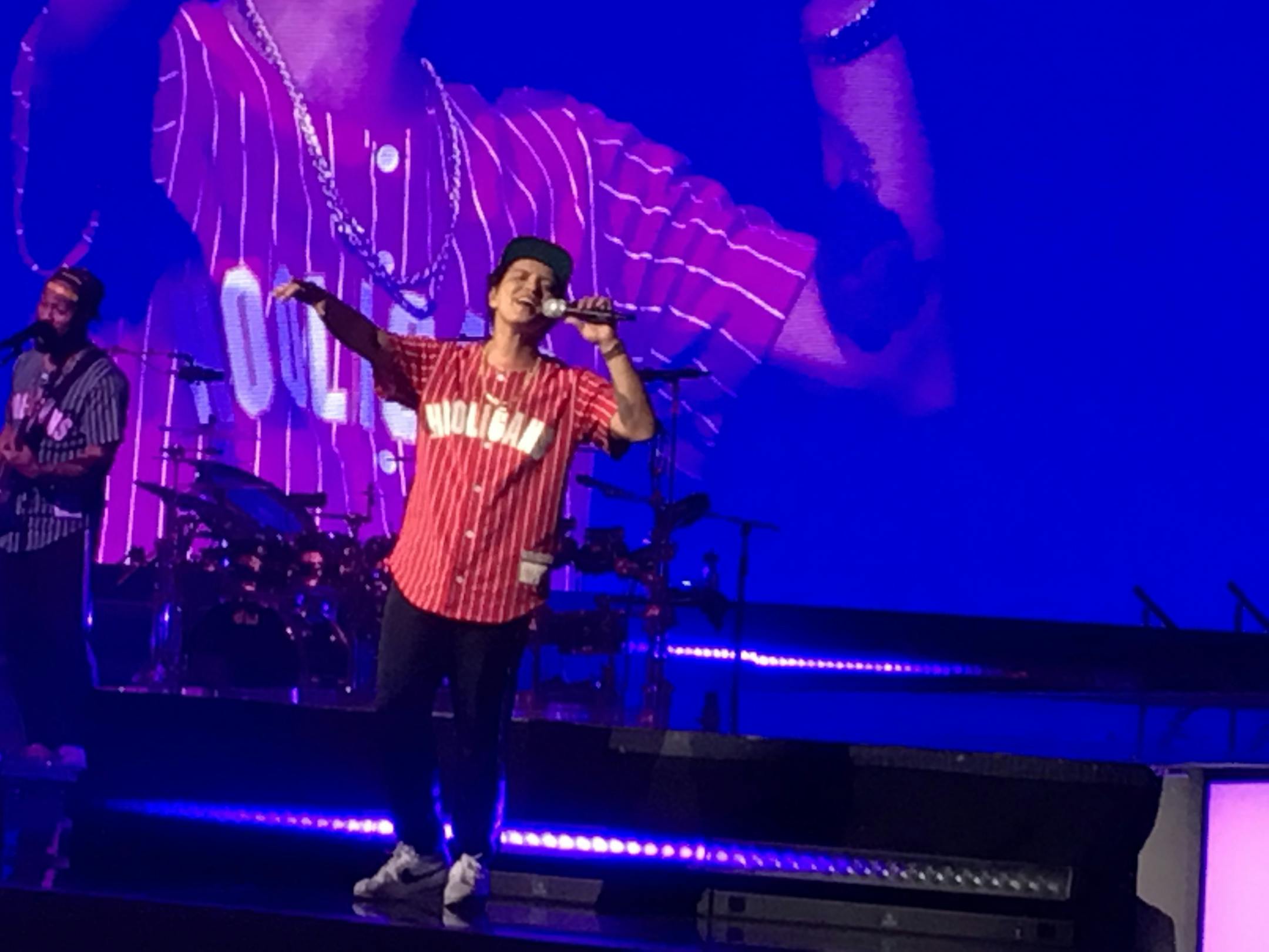 Bruno Mars played at Xcel Energy Center in St. Paul on Saturday night.