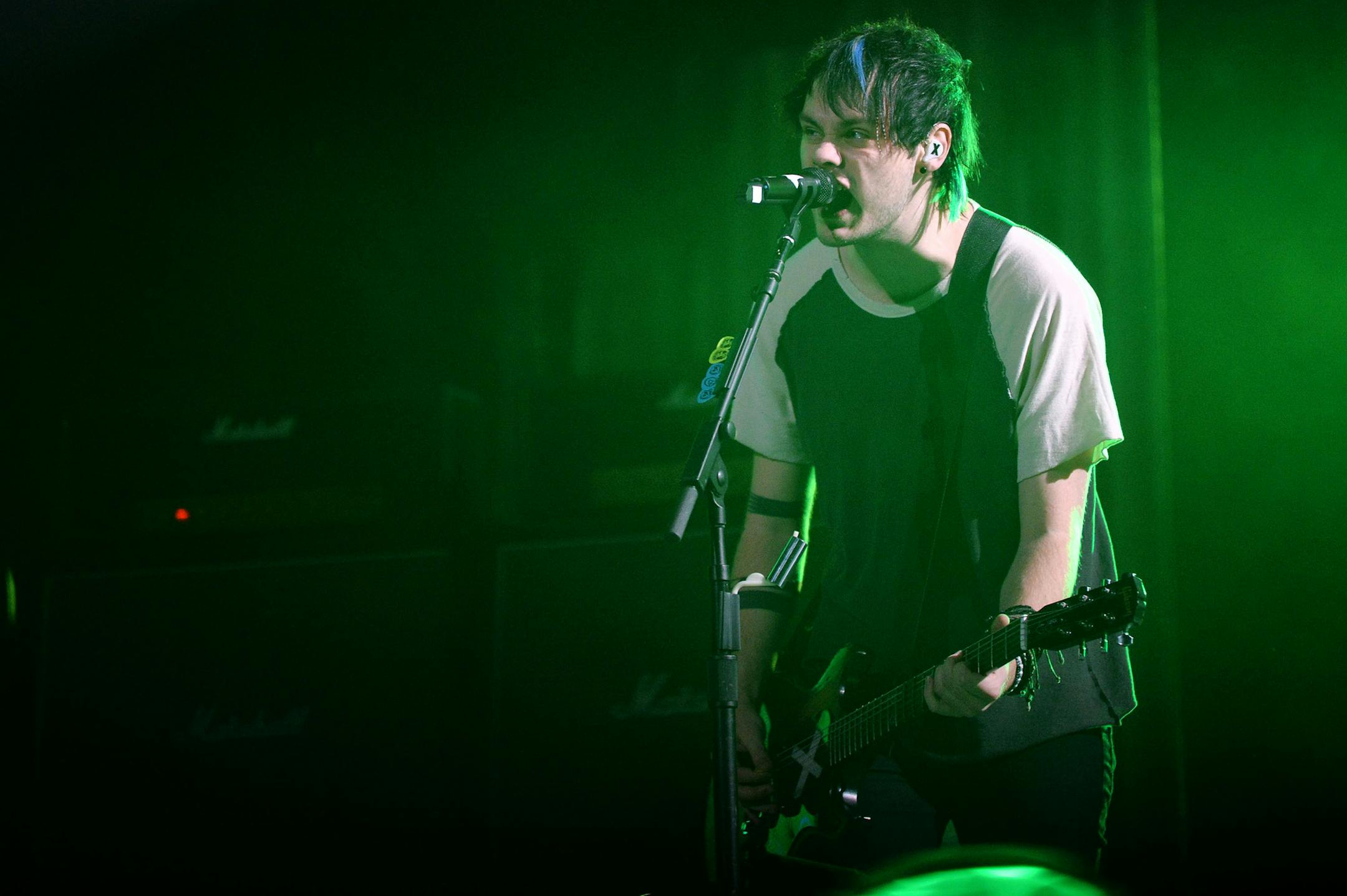 Michael Clifford of 5 Seconds of Summer performed at Xcel Energy Center in St. Paul, Minn. on Friday July 31, 2015. ] RACHEL WOOLF · rachel.woolf@startribune.com