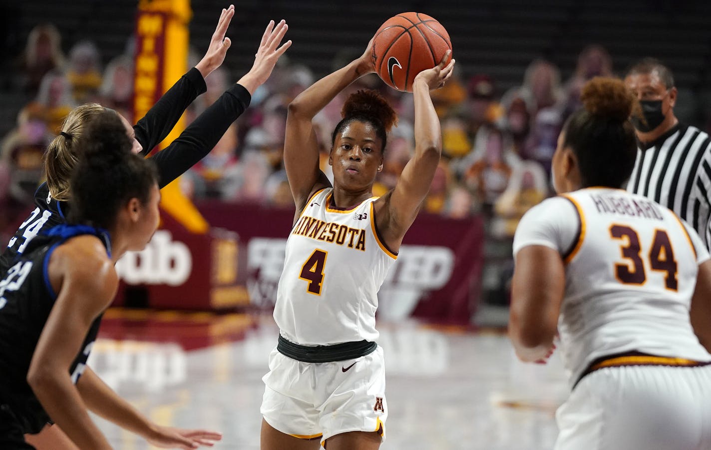 Minnesota guards Jasmine Powell and Gadiva Hubbard are among the players nursing injuries as the team prepares for two winnable games.