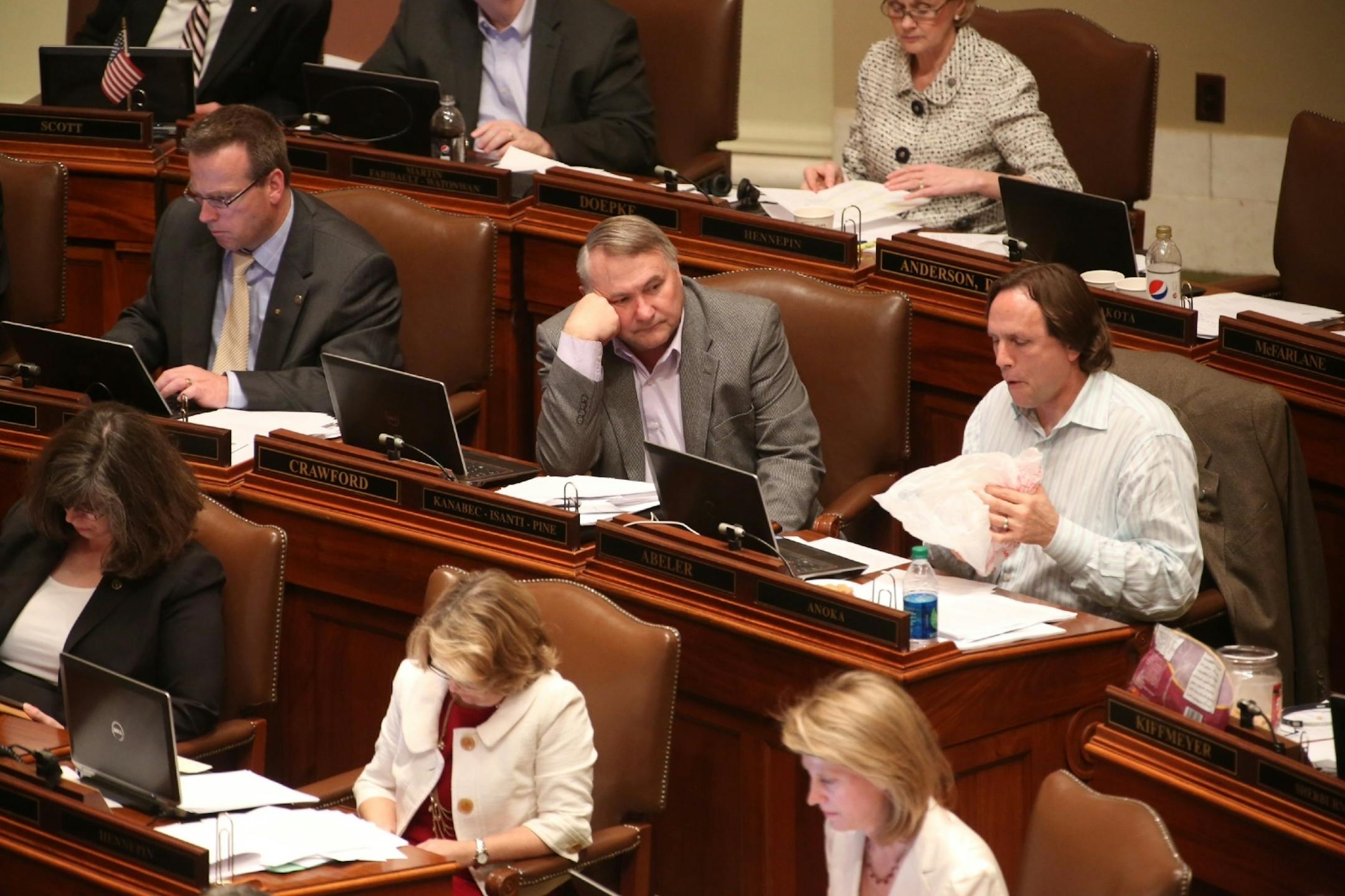 Minnesota House in action this week.