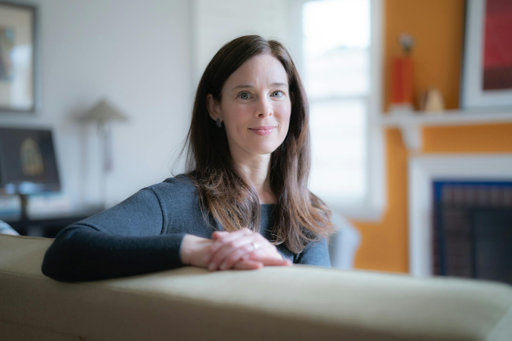 Jessica Shryack, local leader of livingroom conversations, which gets people to talk about race in a comfortable setting