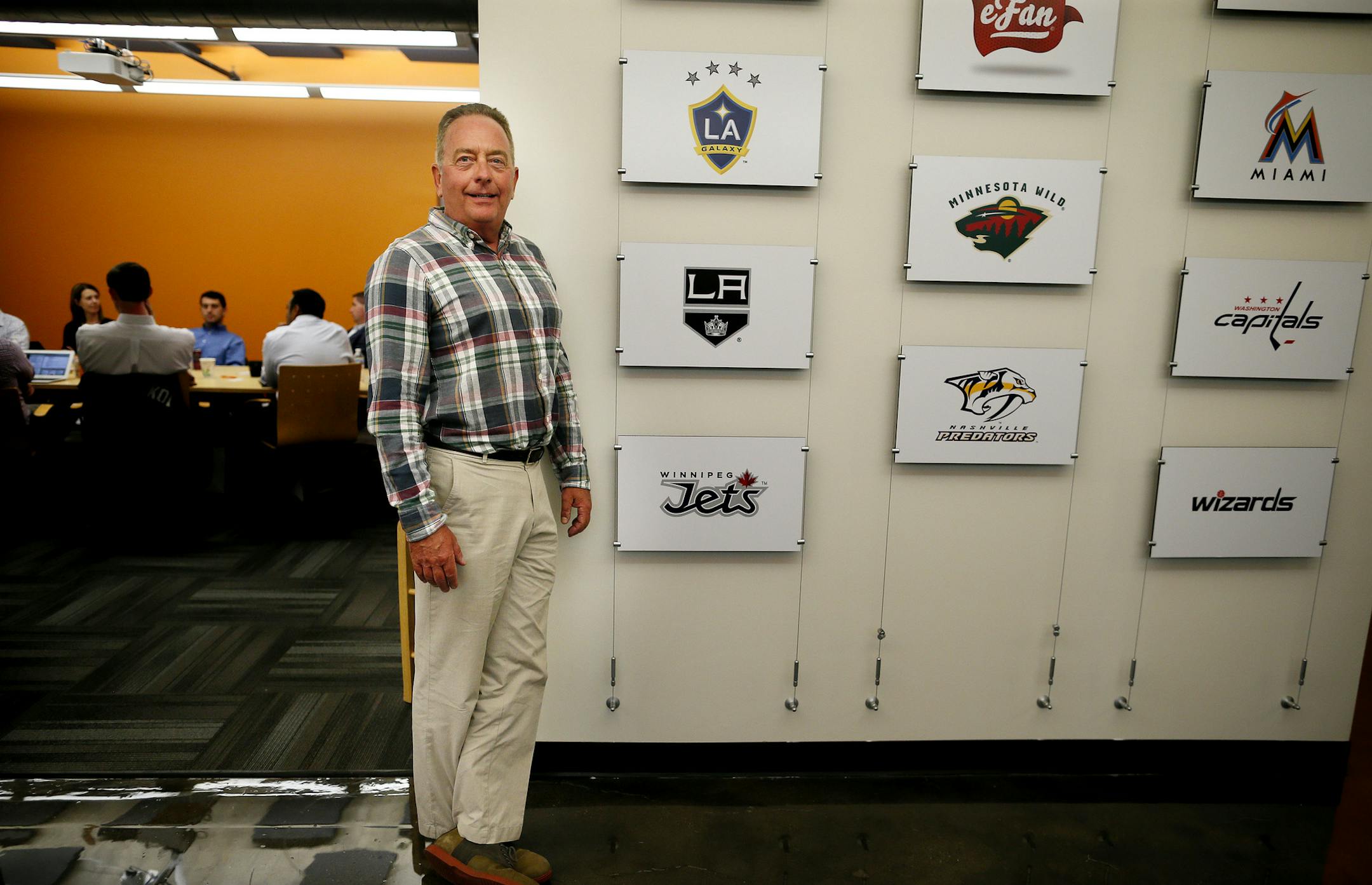 Portrait of John Lemke of E Group ,a sports marketing firm Tuesday Aug 27 ,2013 in Minneapolis , MN. ] JERRY HOLT ‚Ä¢ jerry.holt@startribune.com