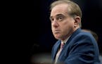 FILE-- Veterans Affairs Secretary David Shulkin during a House Appropriations Committee hearing about the budget for the government agency, on Capitol