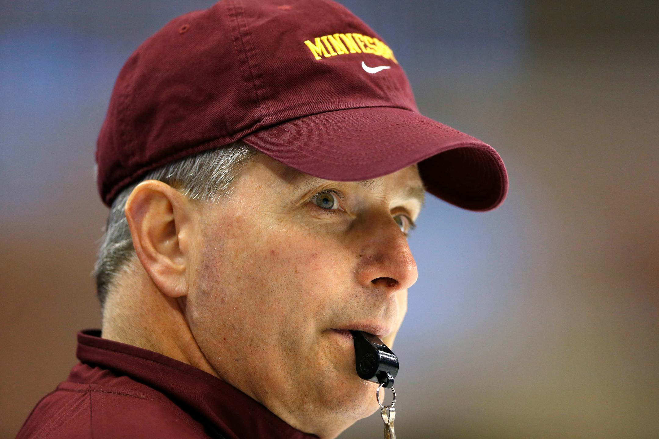 Minnesota head coach Don Lucia