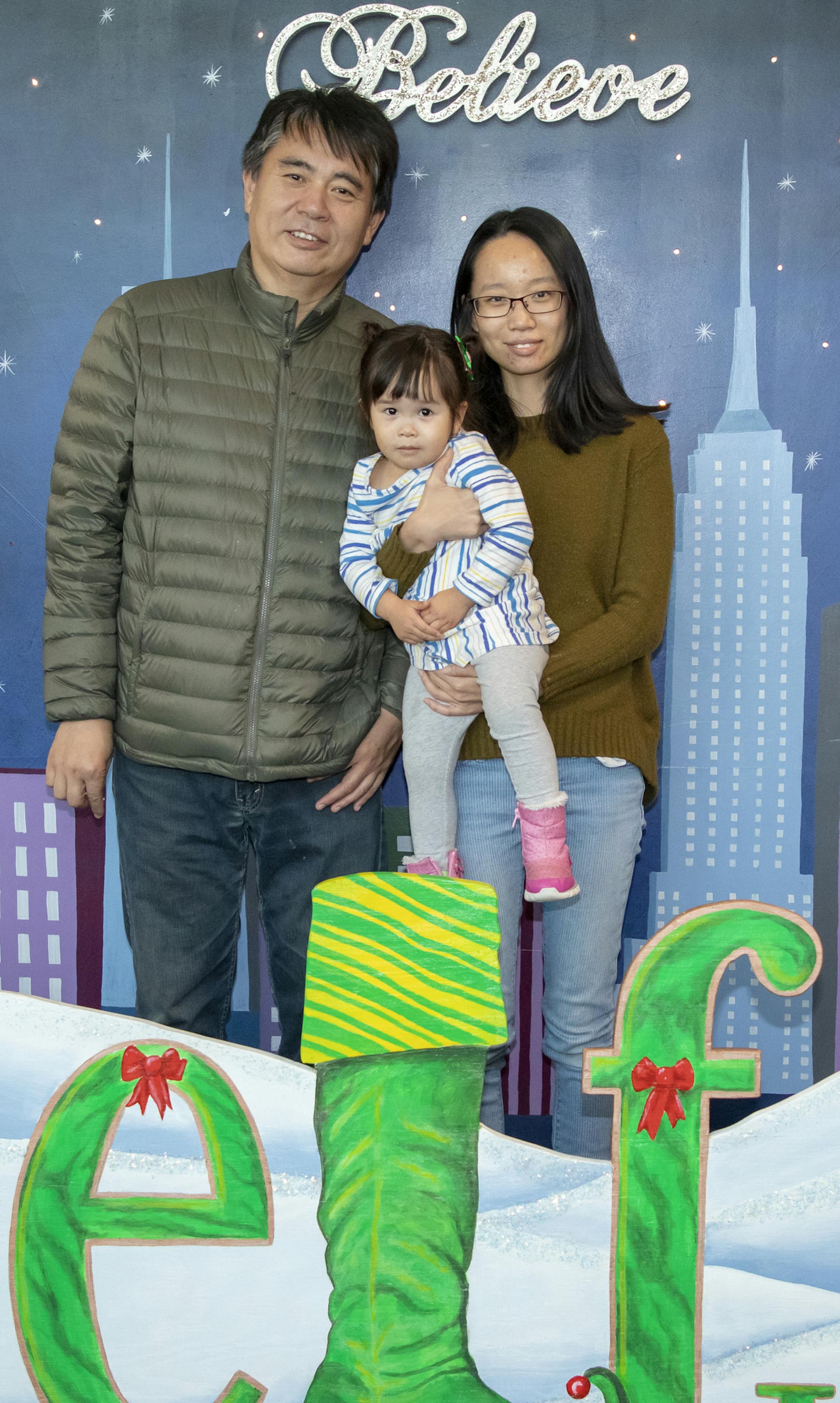 Yuemin and Wei Xu with Jiaxi at the 2019 Stages Theatre Snow Ball [ Special to Star Tribune, photo by Matt Blewett, Matte B Photography, matt@mattebphoto.com, Stages Theatre, Snowball, Elf Jr., Hopkins, Minnesota, Dec. 7, 2019, 1010220592 FACE011220