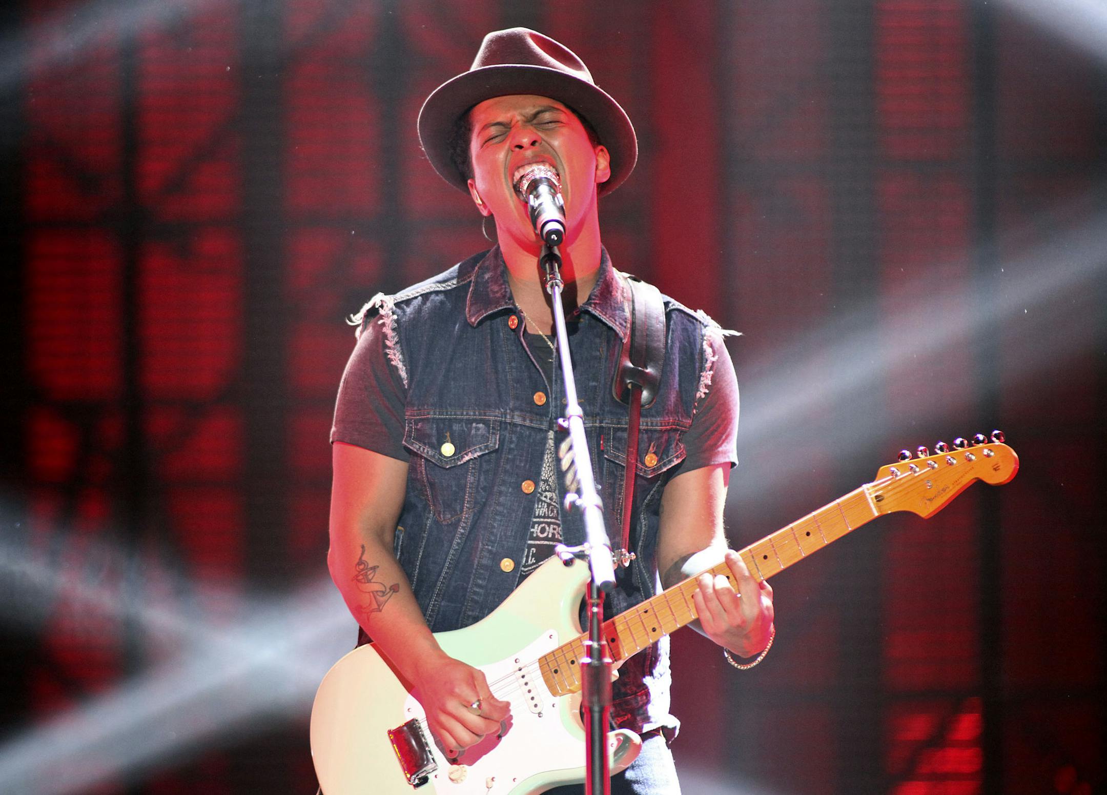 Bruno Mars at Roy Wilkins Auditorium in 2011.