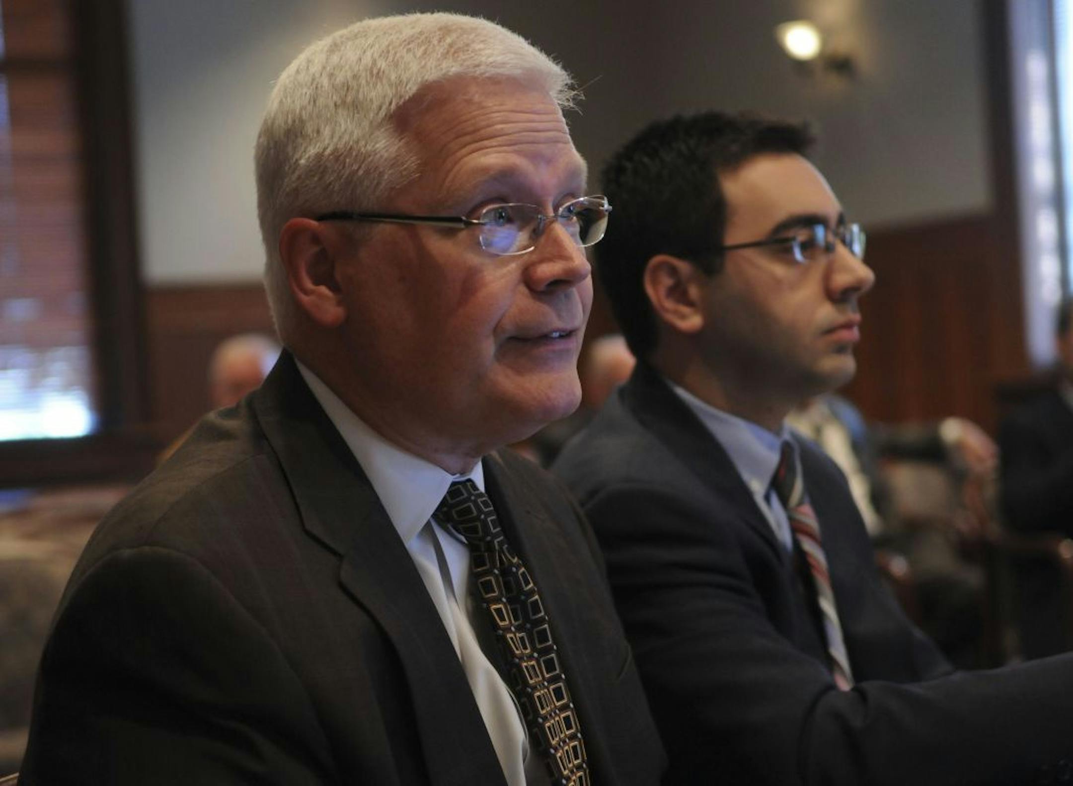 David Lillehaug as an attorney in 2011, during the Dayton-Emmer recount.