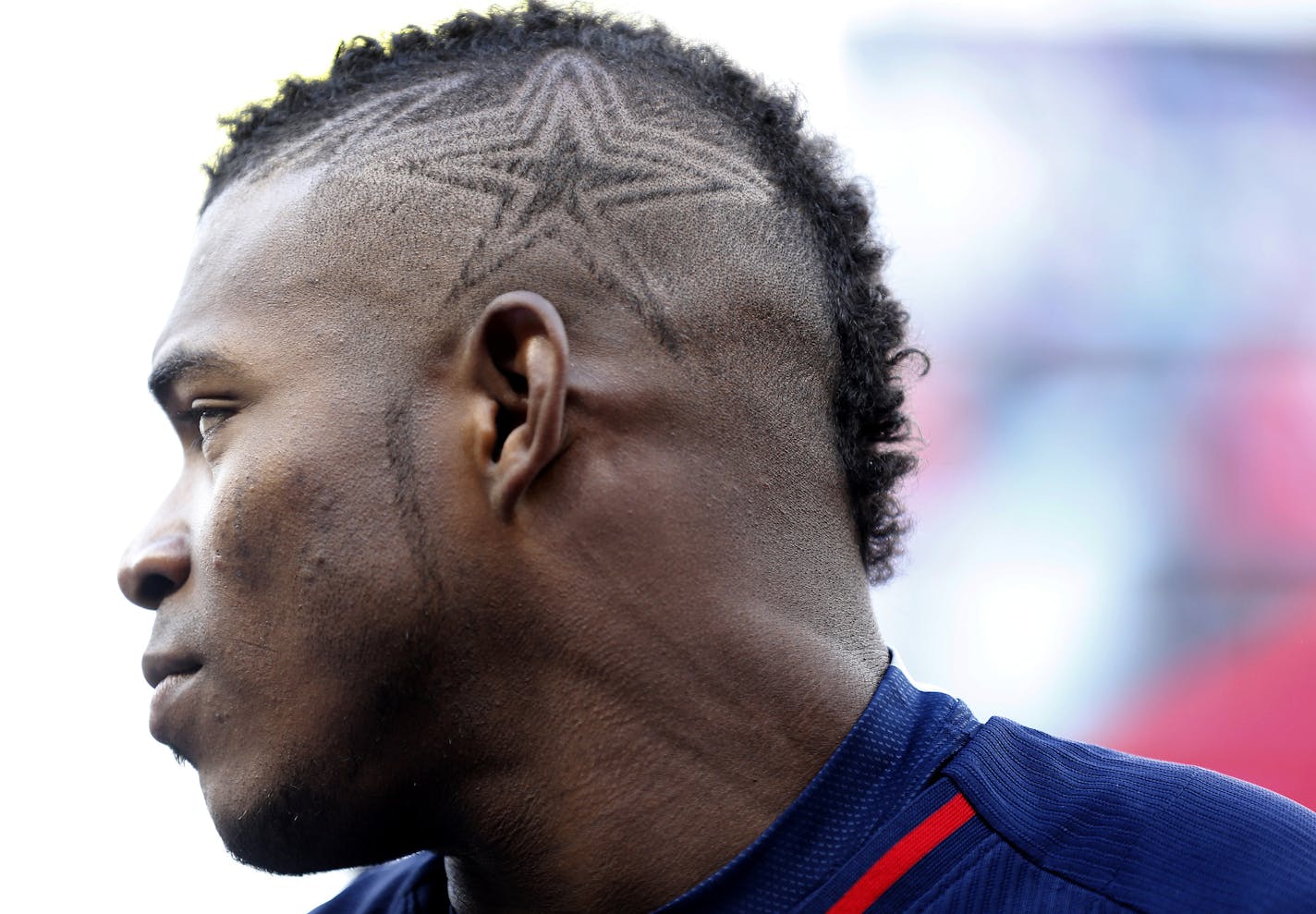 Yasiel Puig of the LA Dodgers before practice on Monday at Target Field. ] CARLOS GONZALEZ cgonzalez@startribune.com - July 14, 2014 , Minneapolis, Minn., Target Field, All Star Home Run Derby