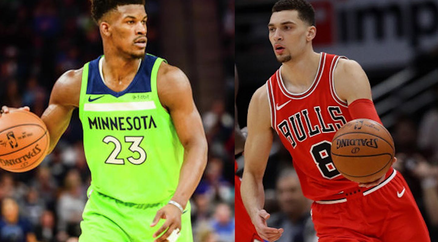 Zach LaVine was the highest-profile of the three players acquired by Chicago in the trade for Jimmy Butler.