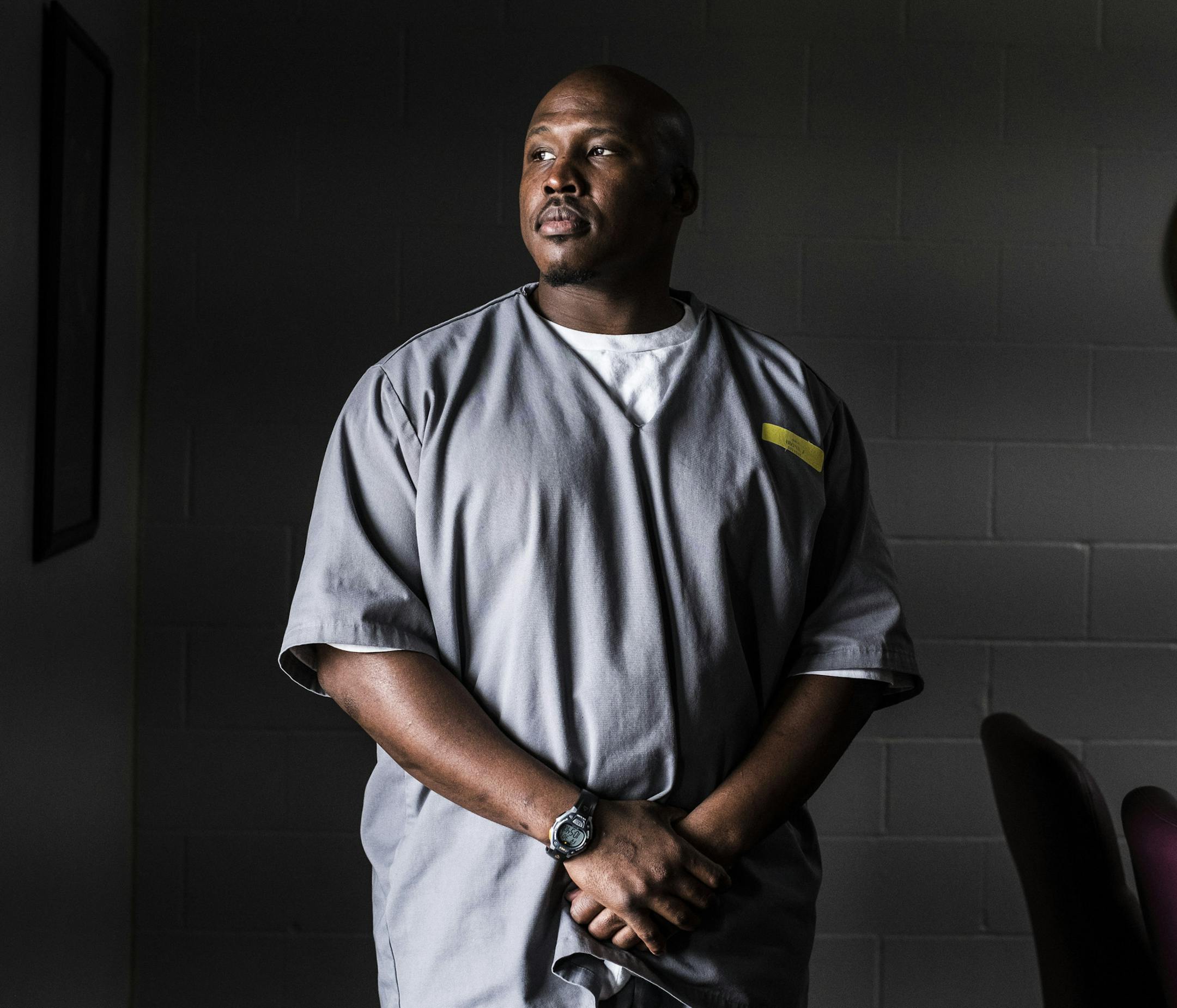 **EMBARGO: No electronic distribution, Web posting or street sales before 4:00 a.m. ET Sunday June 30, 2019. No exceptions for any reasons. EMBARGO set by source.** Jonathan Irons, who is serving a 50-year sentence on a 1998 conviction for burglary and assault with a deadly weapon, in Jefferson City, Mo., March 1, 2019. The WNBA star Maya Moore is certain that Irons was wrongly convicted. Advocating for him is one of the social justice goals she is pursuing in her sabbatical year from the sport.